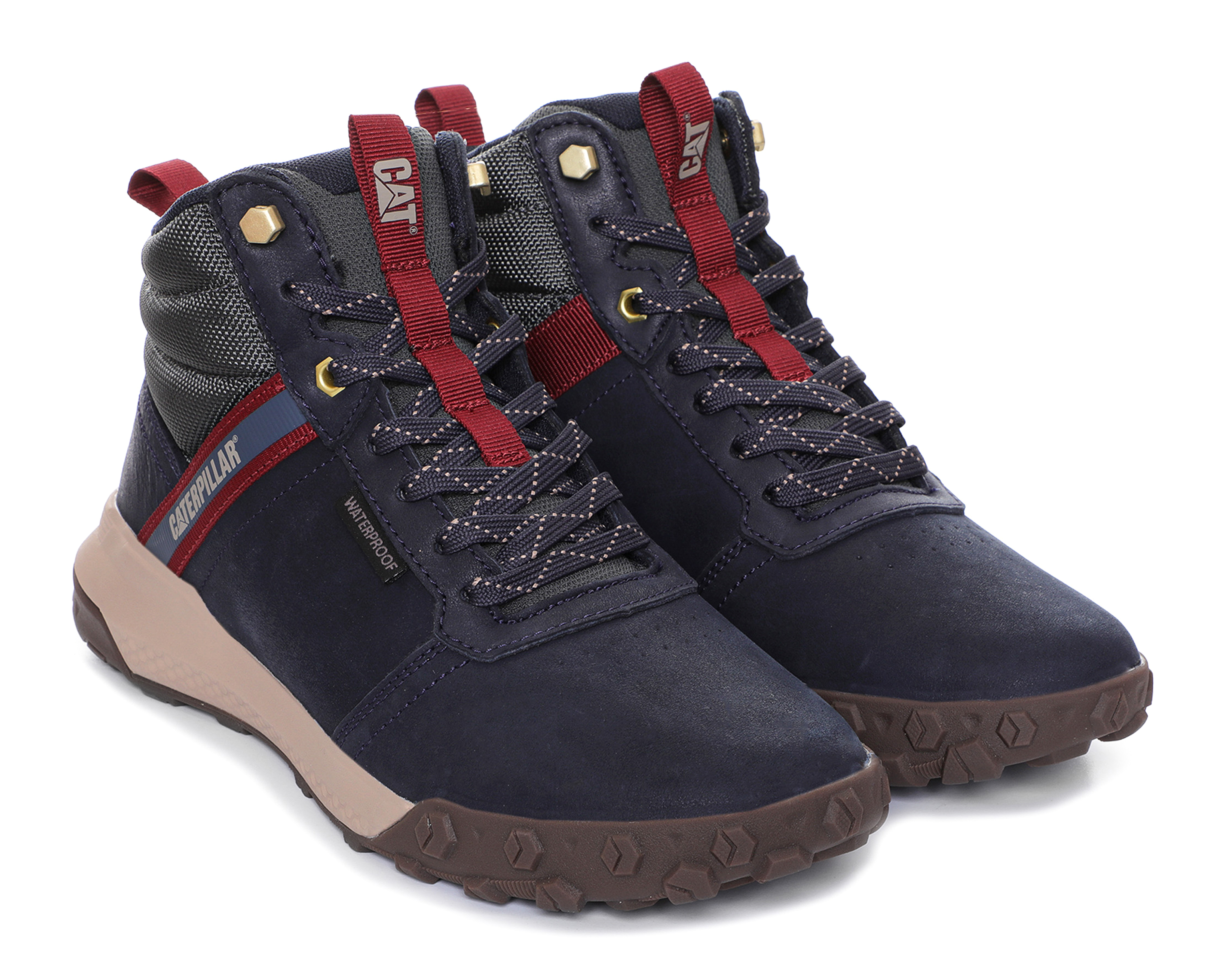 Foto 2 pulgar | Foto 1 | Botas Outdoor CAT de Piel Hex Ready Mid WP para Hombre