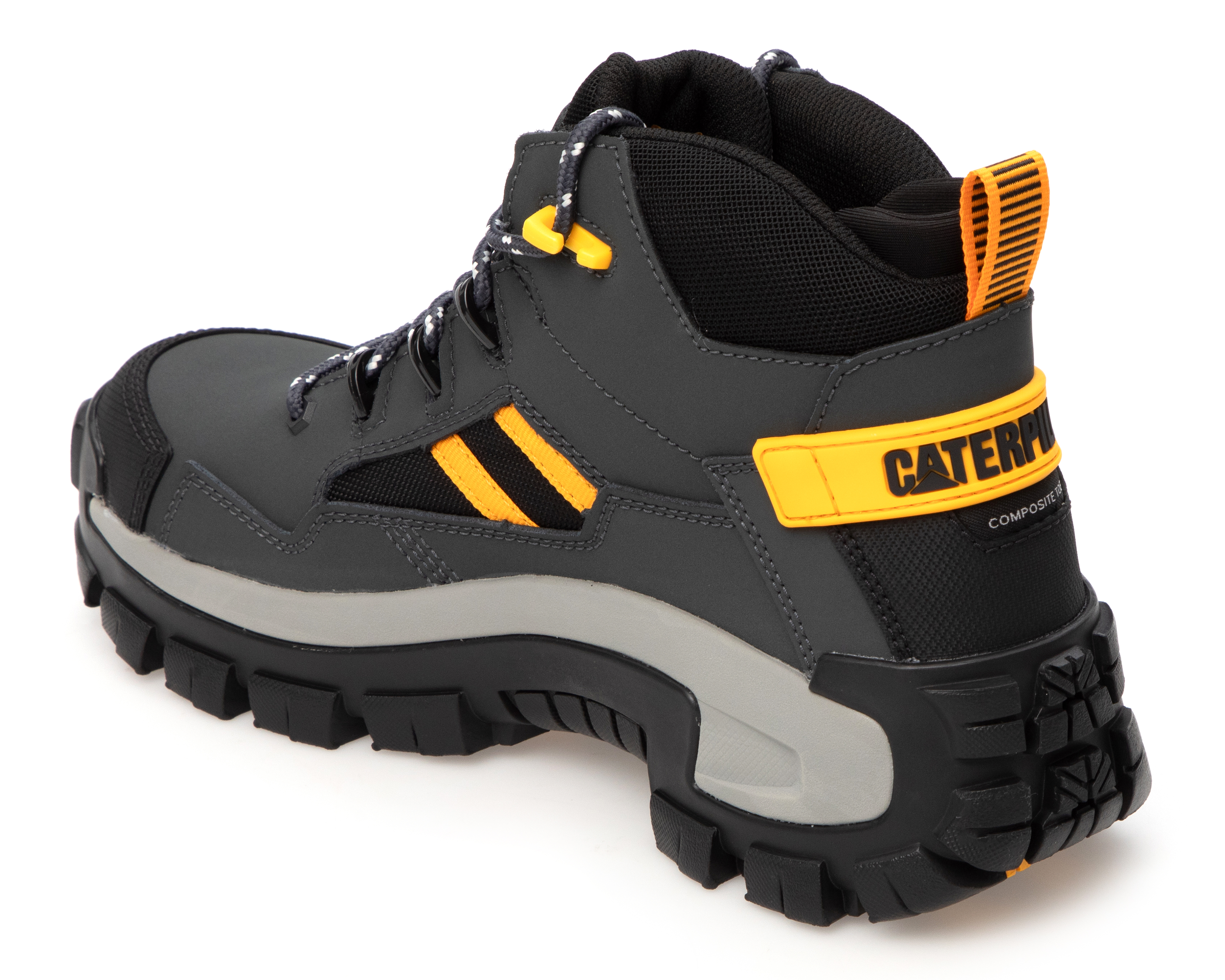 Foto 4 | Foto 3 | Botas de Trabajo CAT Invader Mid Vent de Piel para Hombre Certificada
