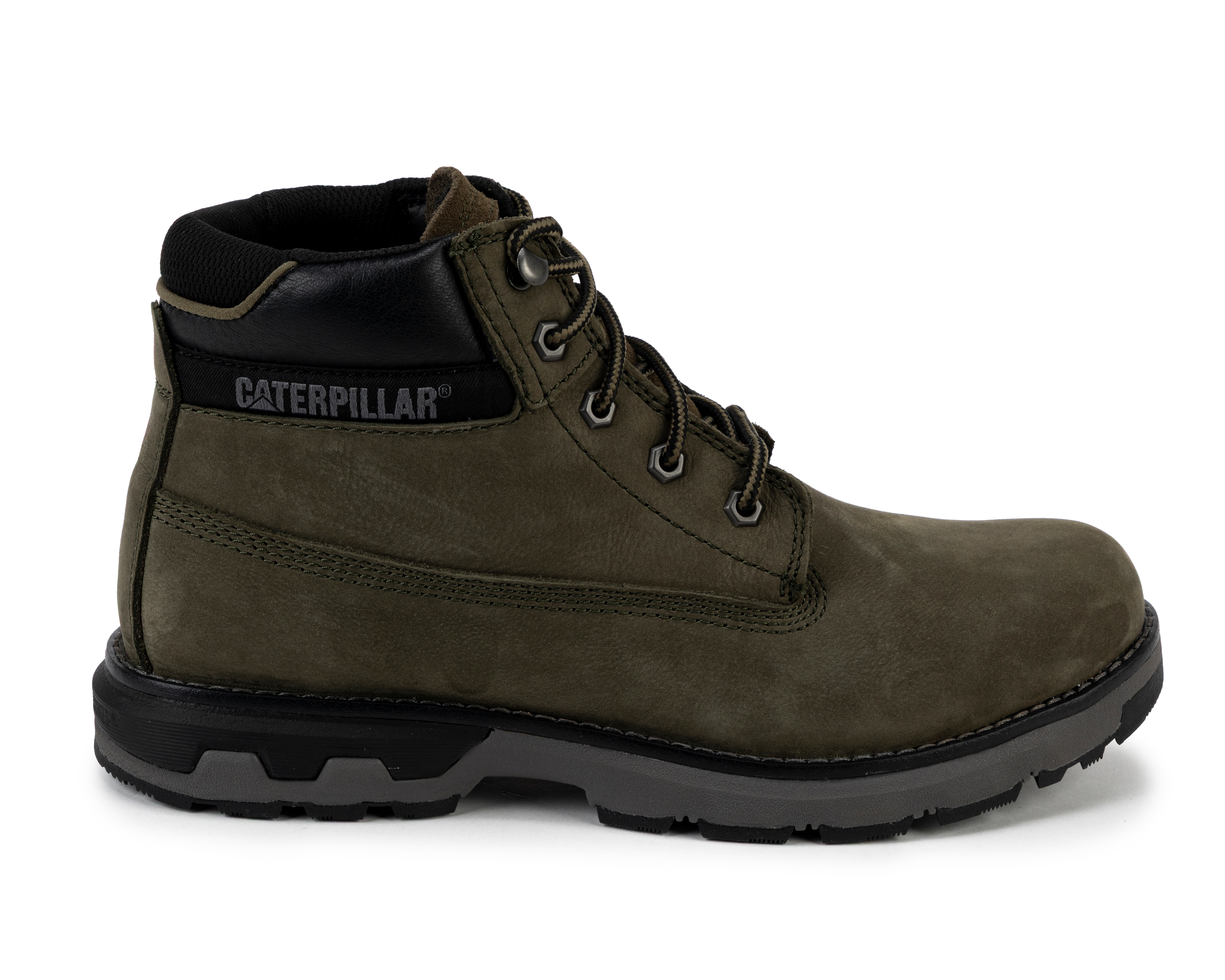 Foto 3 pulgar | Foto 2 | Botas Casuales CAT Parsue Dark Olive de Piel para Hombre