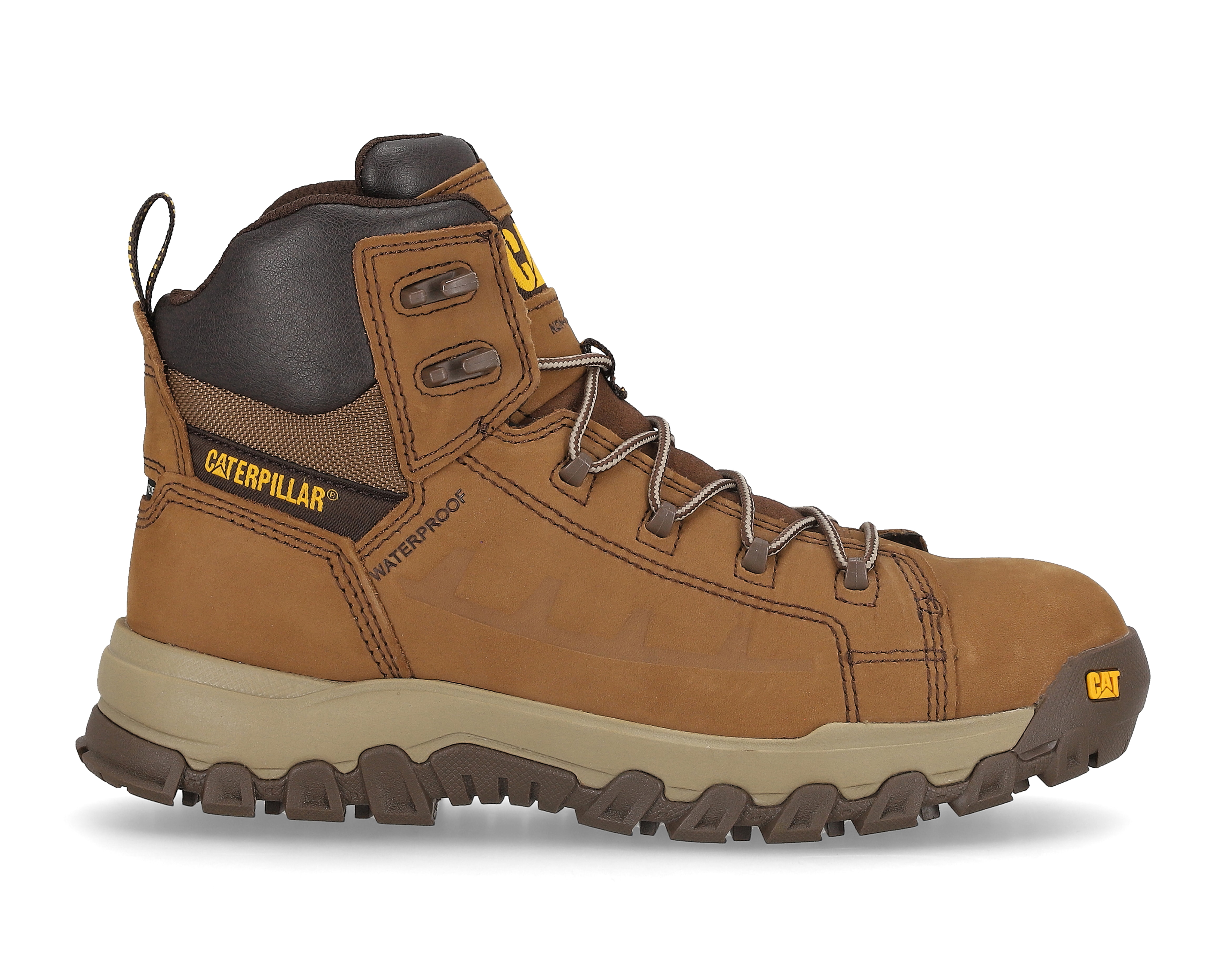 Foto 2 | Foto 2 | Botas de Trabajo CAT de Piel Threshold Rebound WP para Hombre Certificada