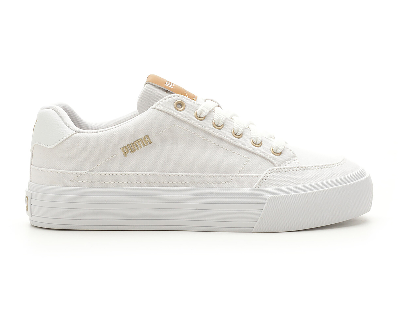 Foto 3 pulgar | Foto 2 | Tenis Puma Court Classic Vulc First Class para Mujer