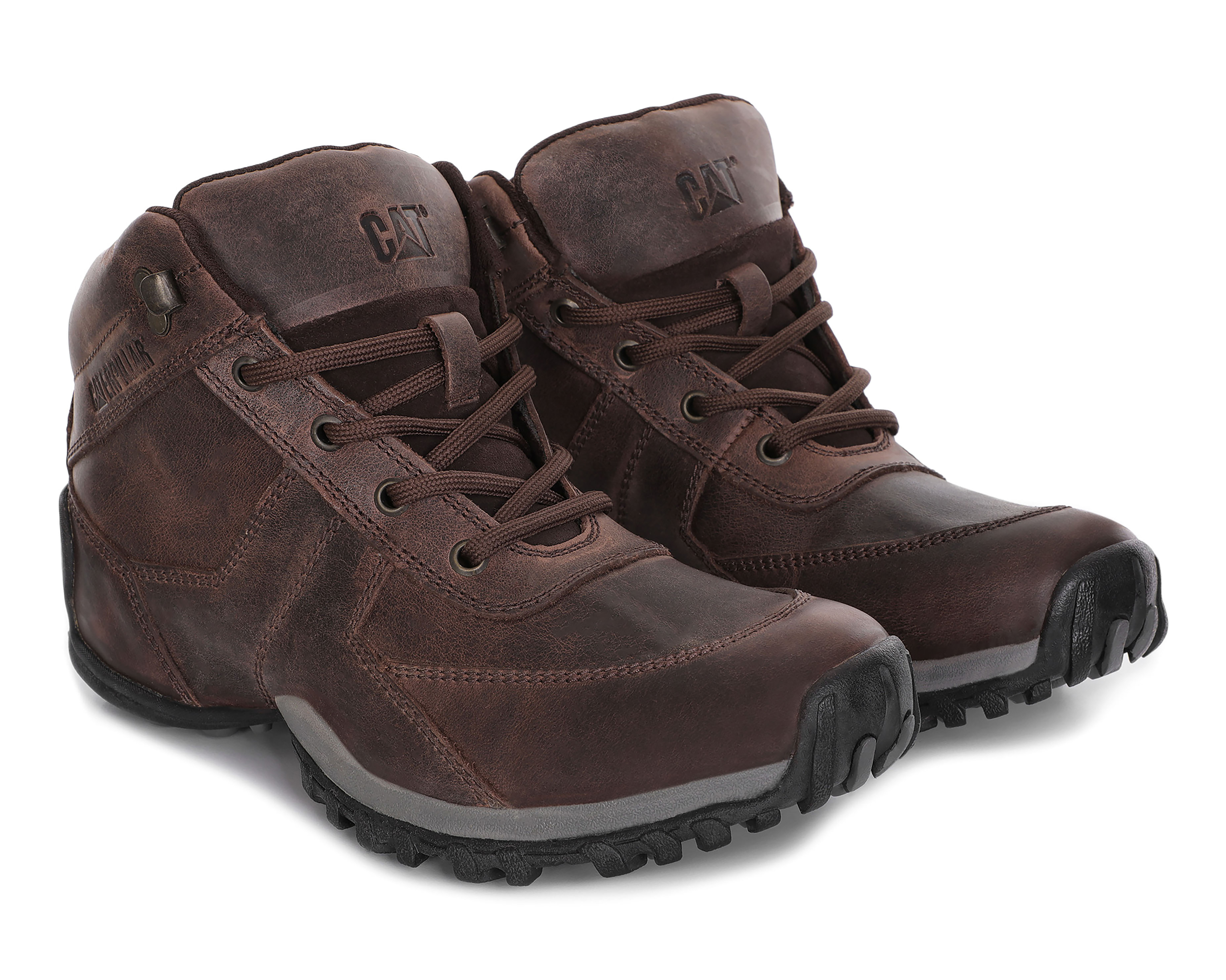 Foto 2 pulgar | Foto 1 | Botas Outdoor CAT de Piel para Hombre