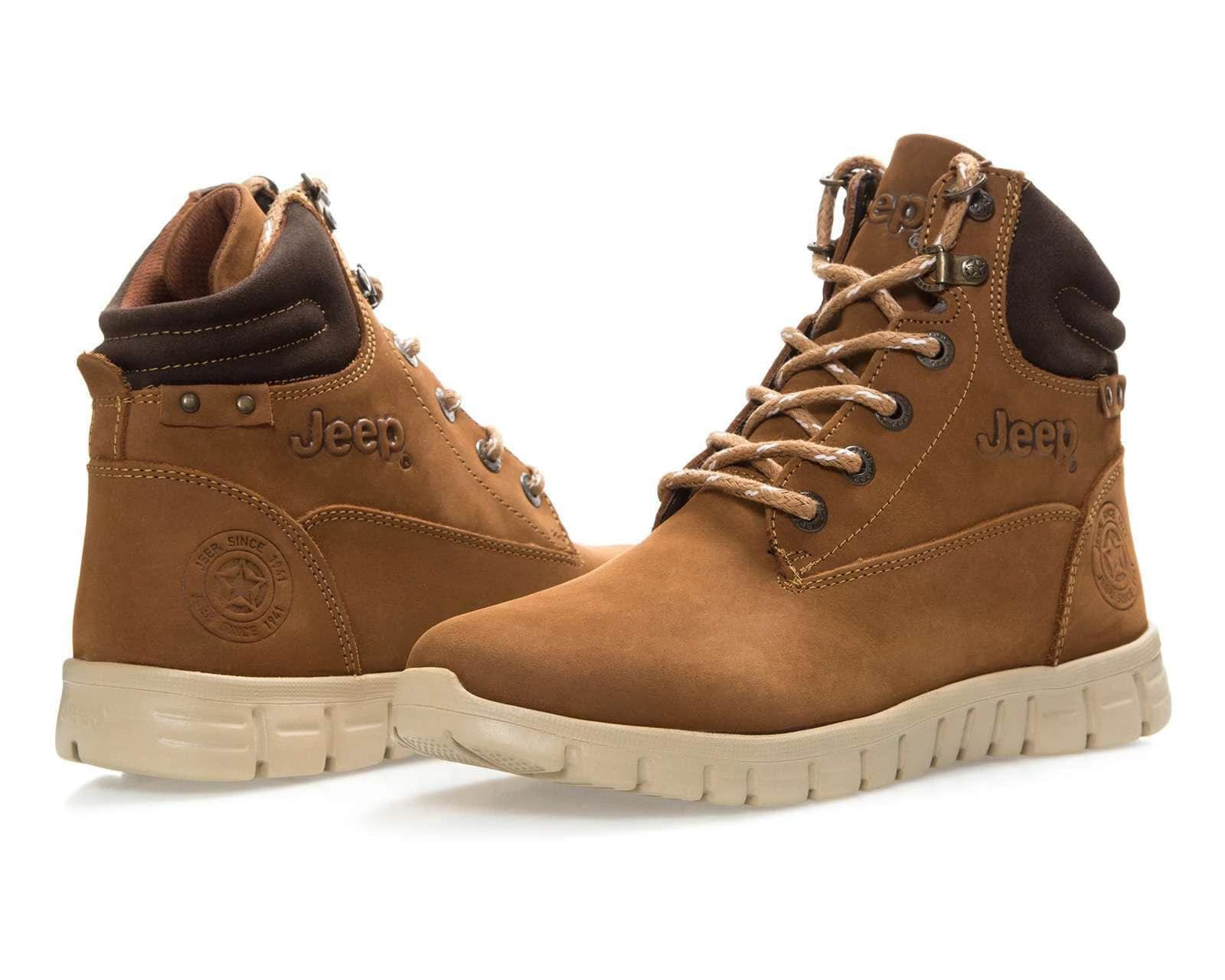 Foto 2 pulgar | Foto 1 | Botas de Trabajo Jeep de Piel para Mujer