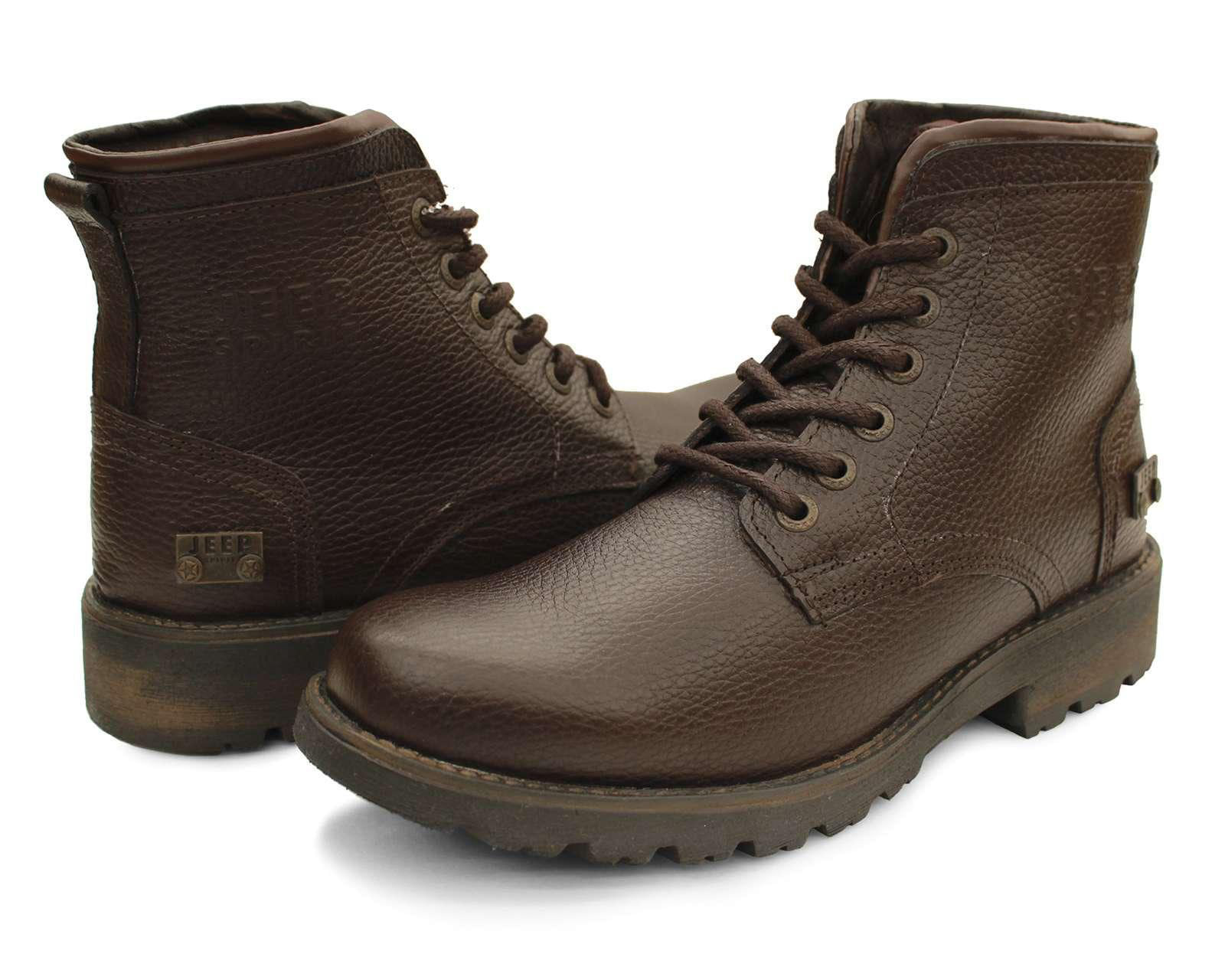 Foto 2 pulgar | Foto 1 | Botas Casuales Jeep de Piel para Hombre