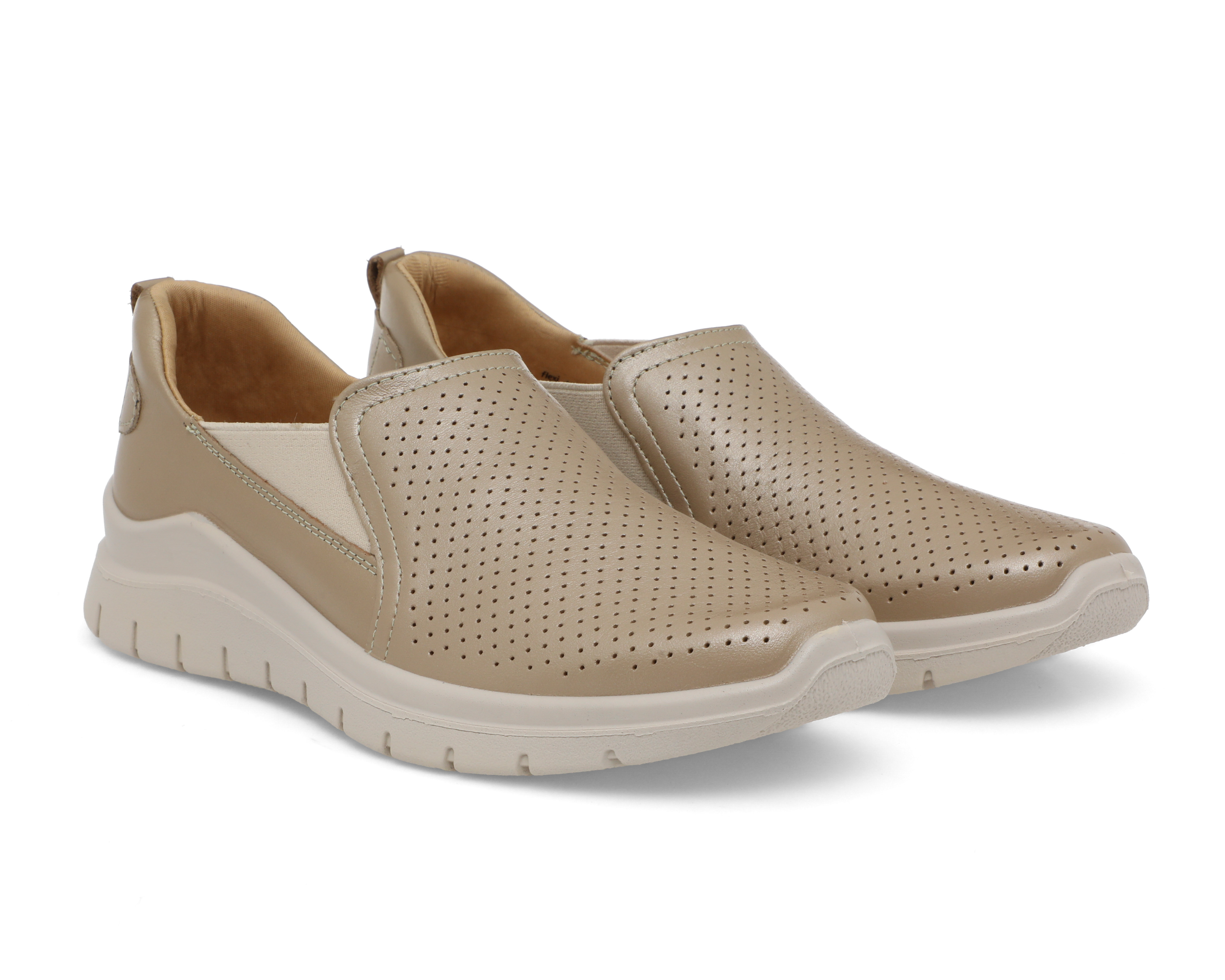 Tenis Confort Flexi Azure de Piel para Mujer