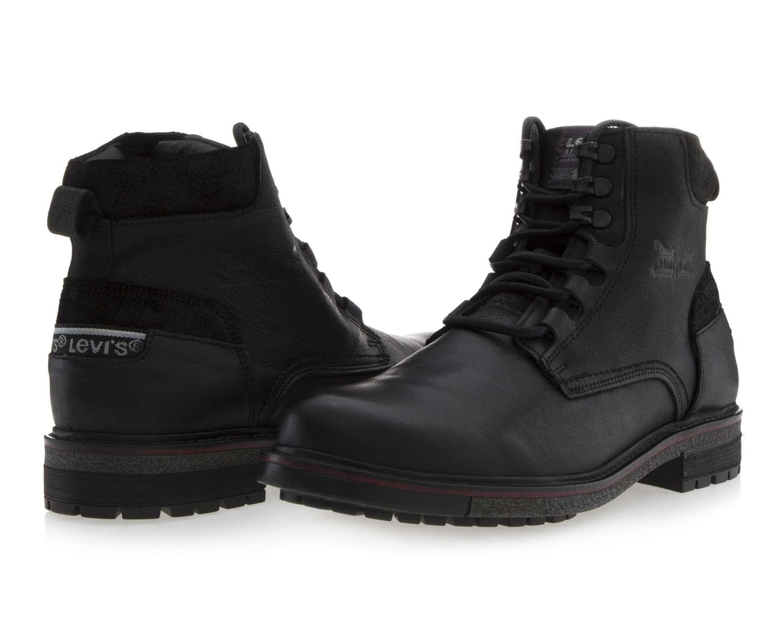 Foto 2 pulgar | Foto 1 | Botas Casuales Levi's Crocker de Piel para Hombre