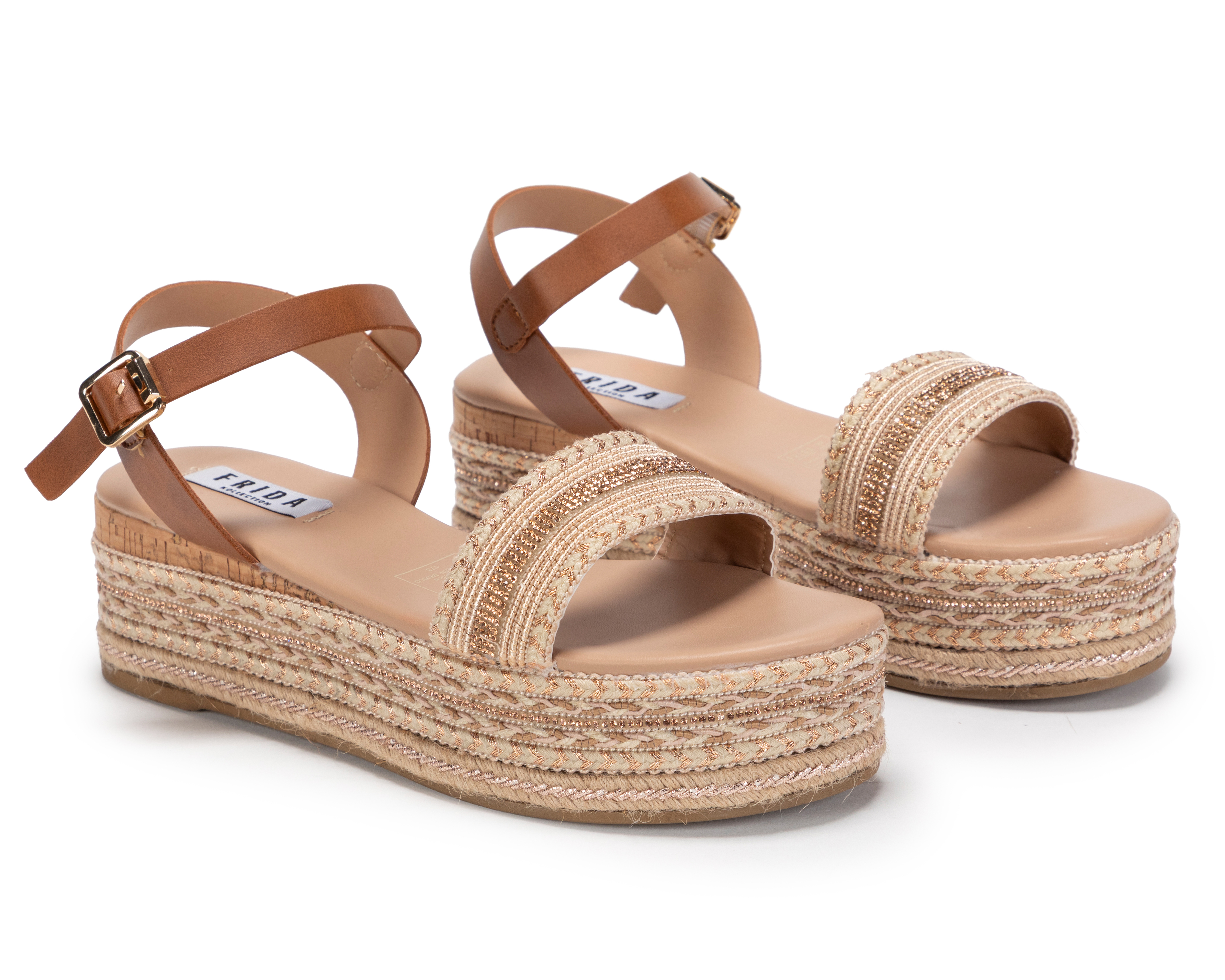 Foto 2 pulgar | Foto 1 | Sandalias Casuales Frida Kollection para Mujer