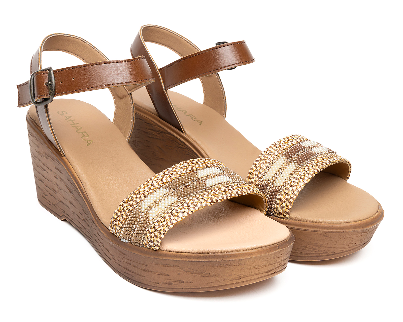 Foto 2 pulgar | Foto 1 | Sandalias de Plataforma Sahara para Mujer