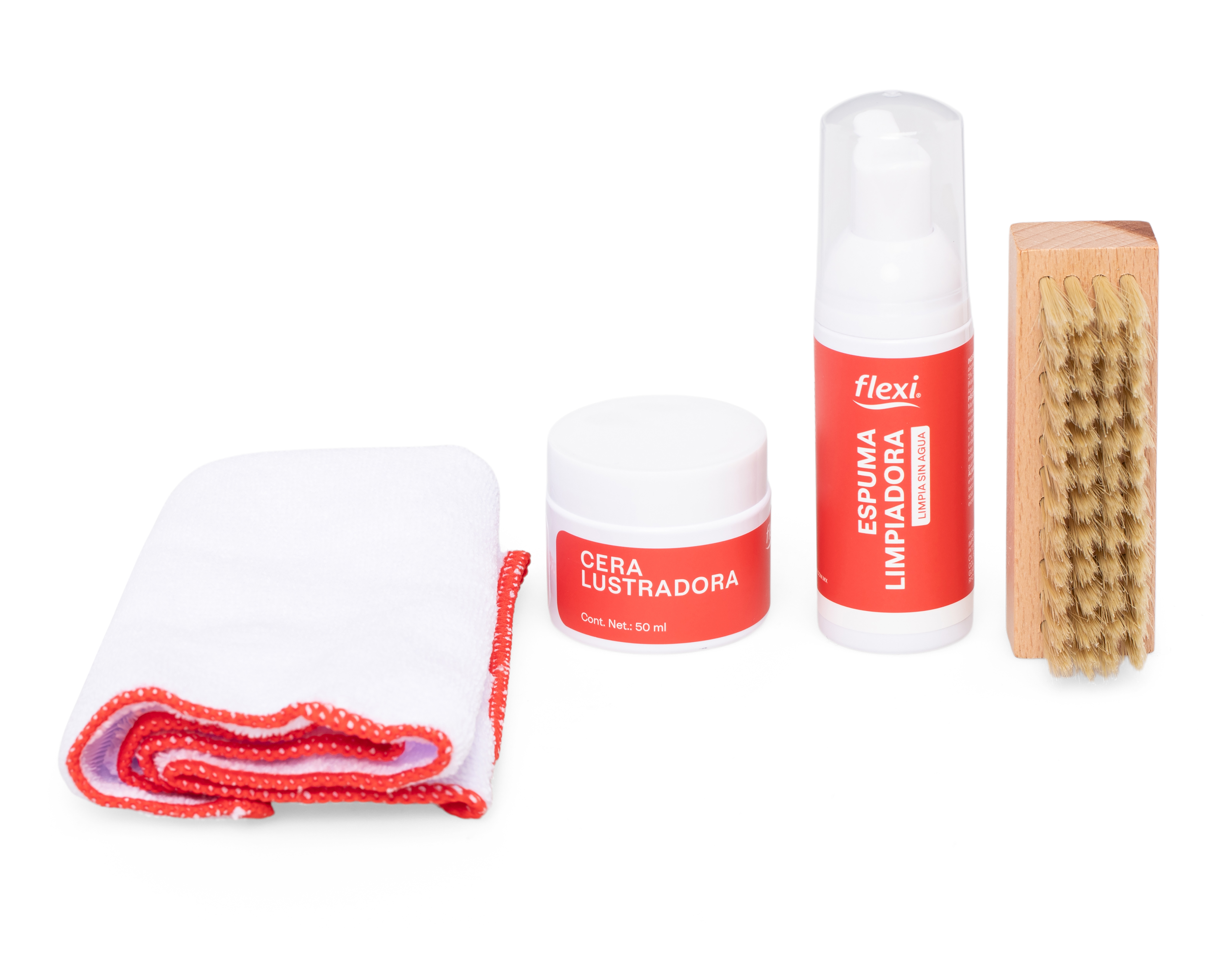 Kit para Limpieza de Calzado Flexi 4 Piezas