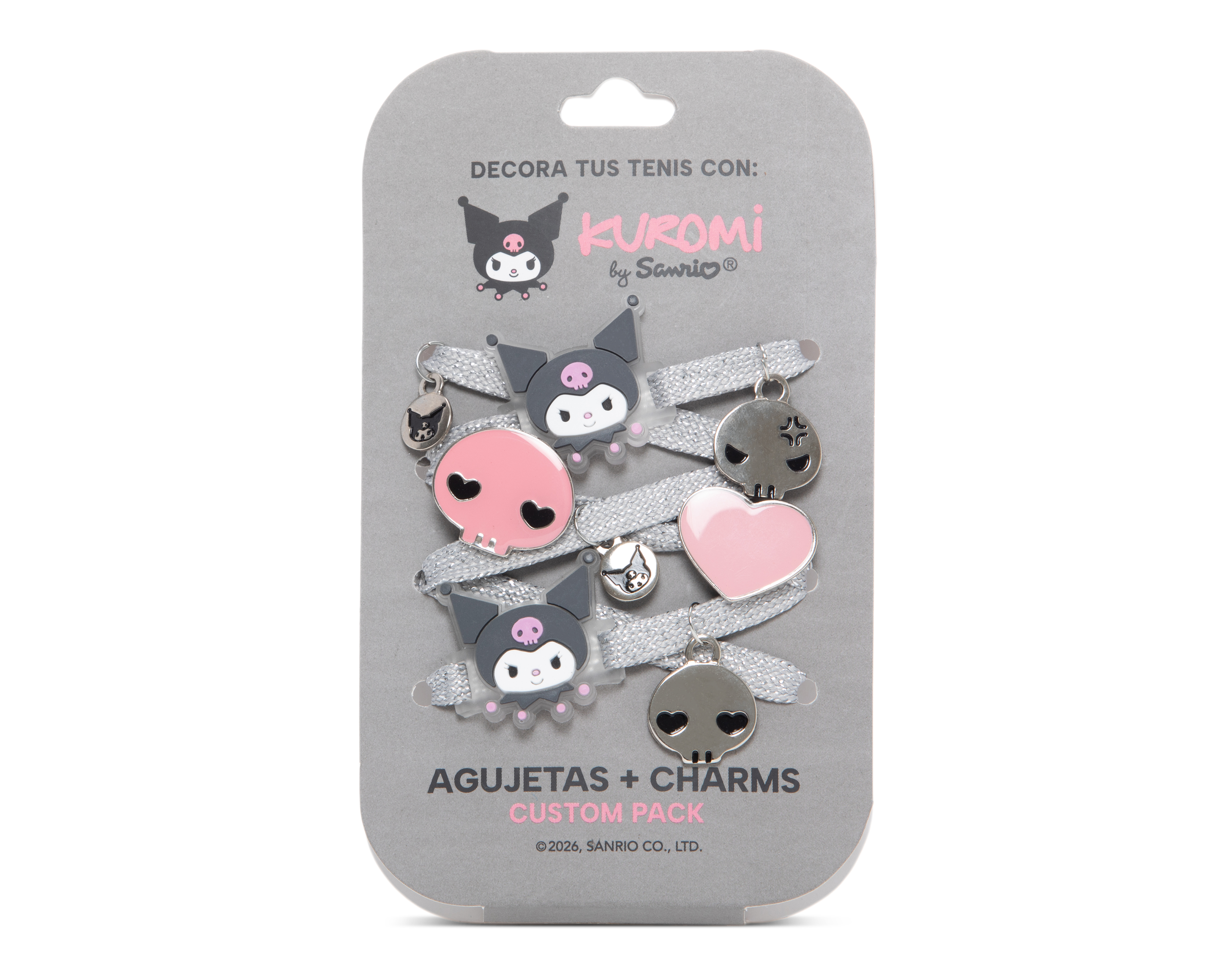 Foto 4 pulgar | Foto 3 | Agujetas con Charms Kuromi
