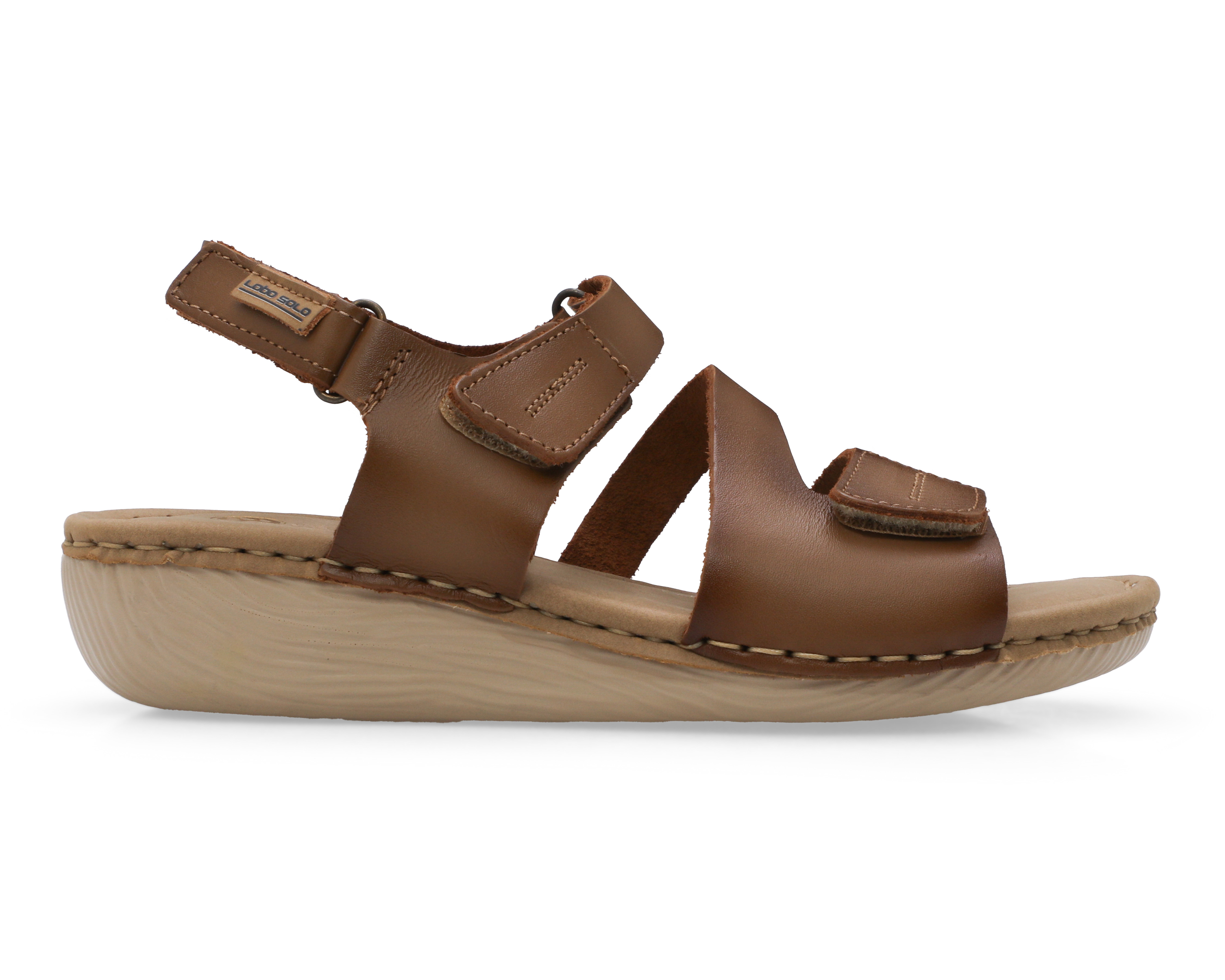 Foto 2 | Foto 2 | Sandalias Confort Lobo Solo de Piel para Mujer