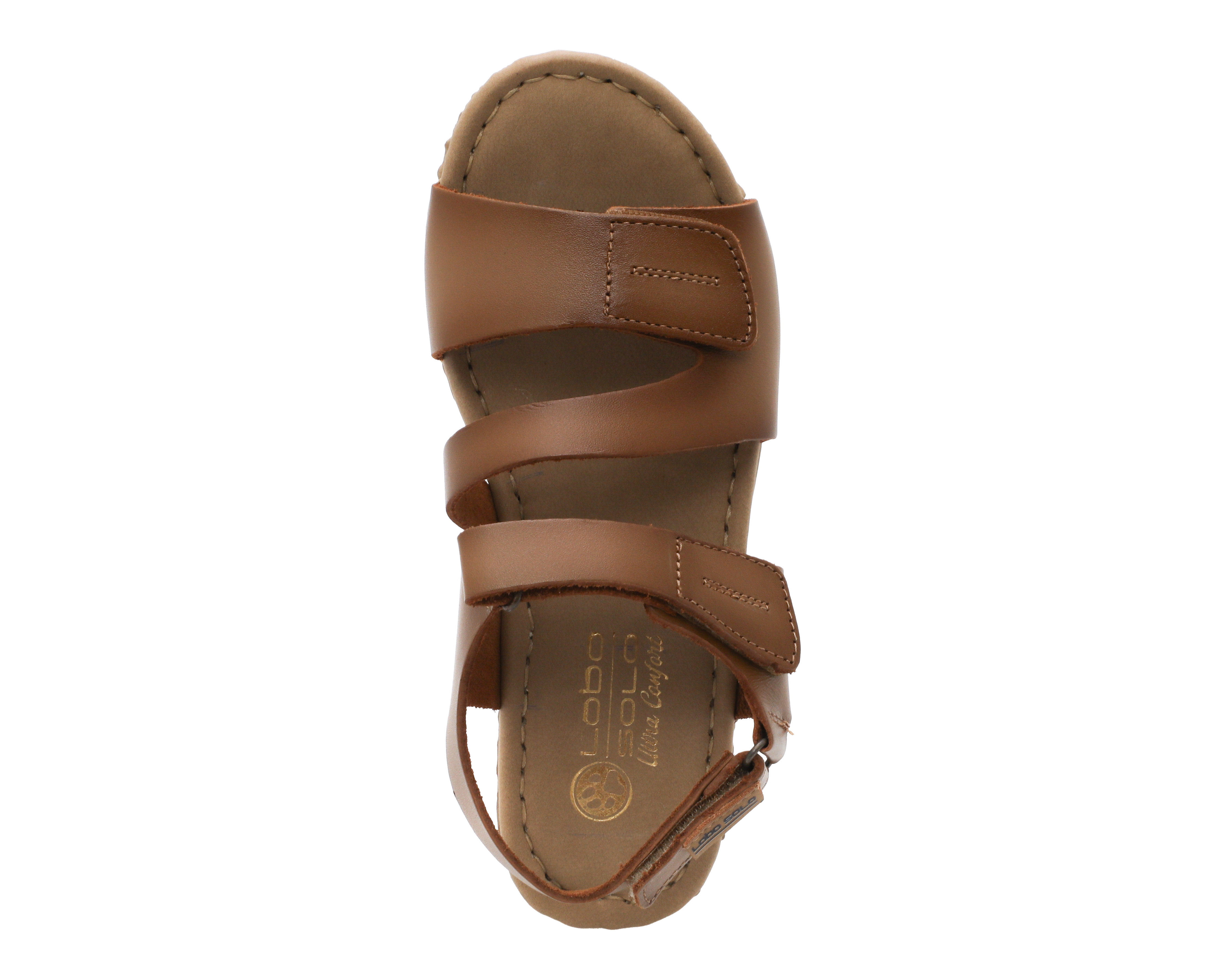 Foto 5 | Foto 5 | Sandalias Confort Lobo Solo de Piel para Mujer