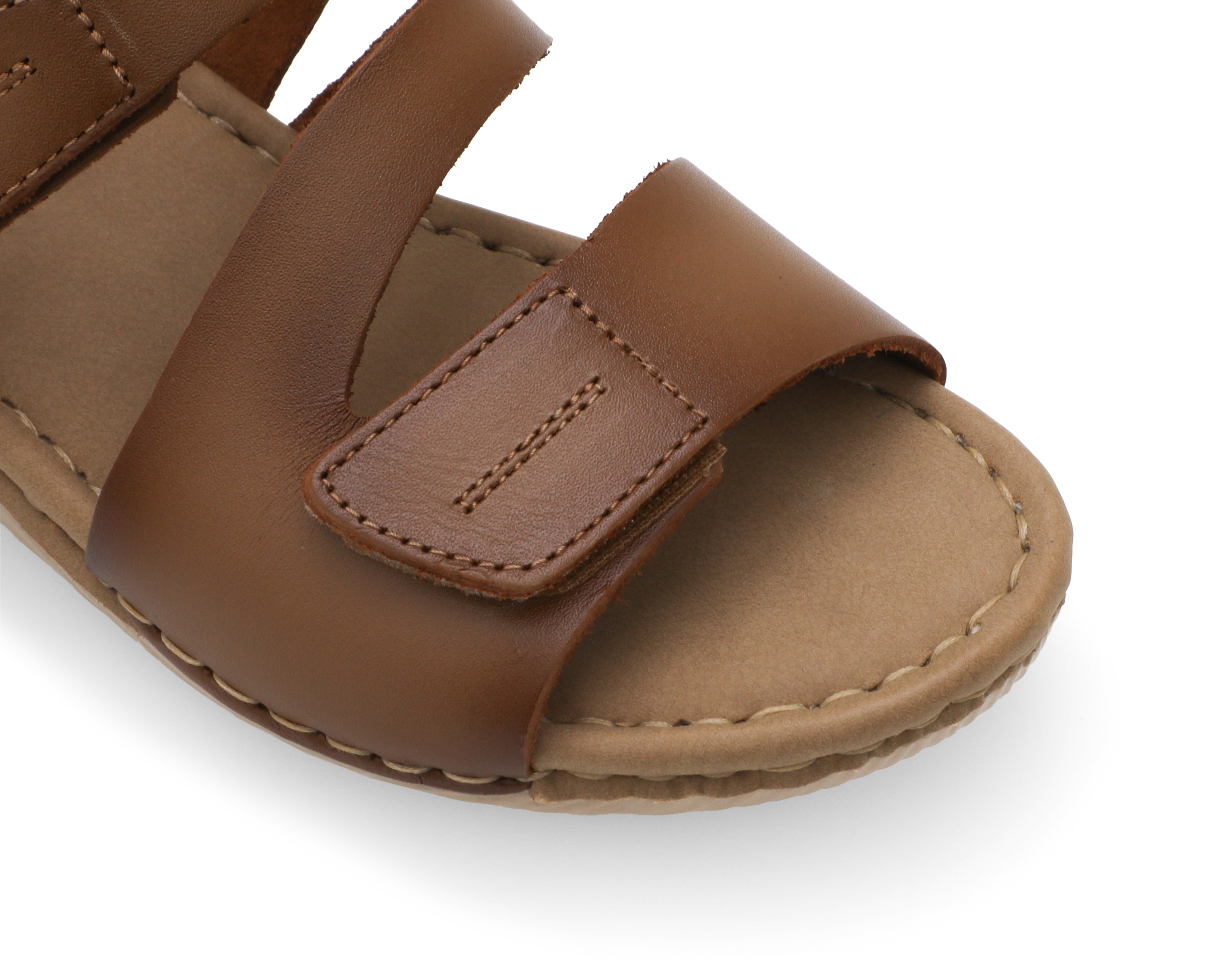 Foto 6 | Foto 6 | Sandalias Confort Lobo Solo de Piel para Mujer