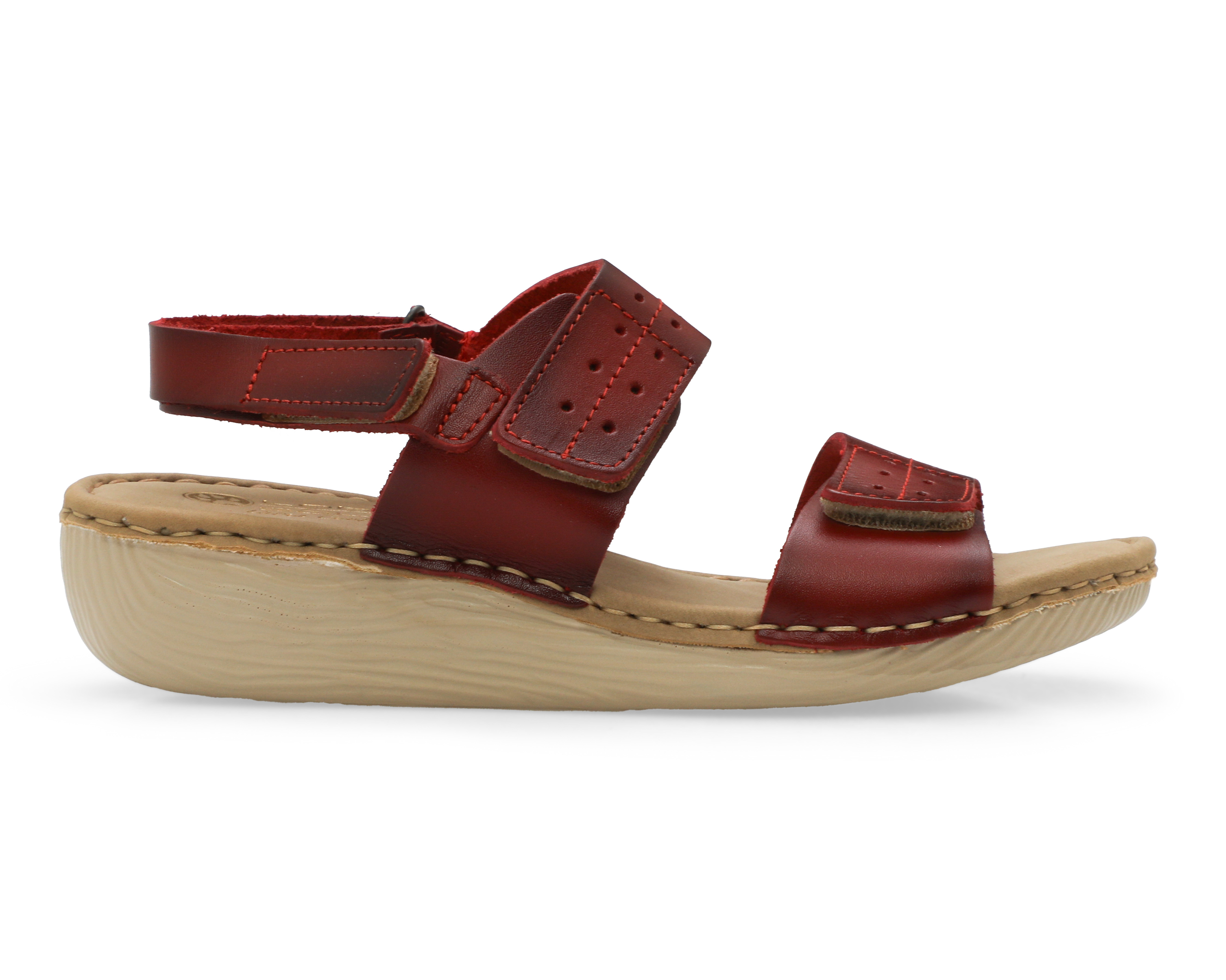 Foto 2 | Foto 2 | Sandalias Confort Lobo Solo de Piel para Mujer