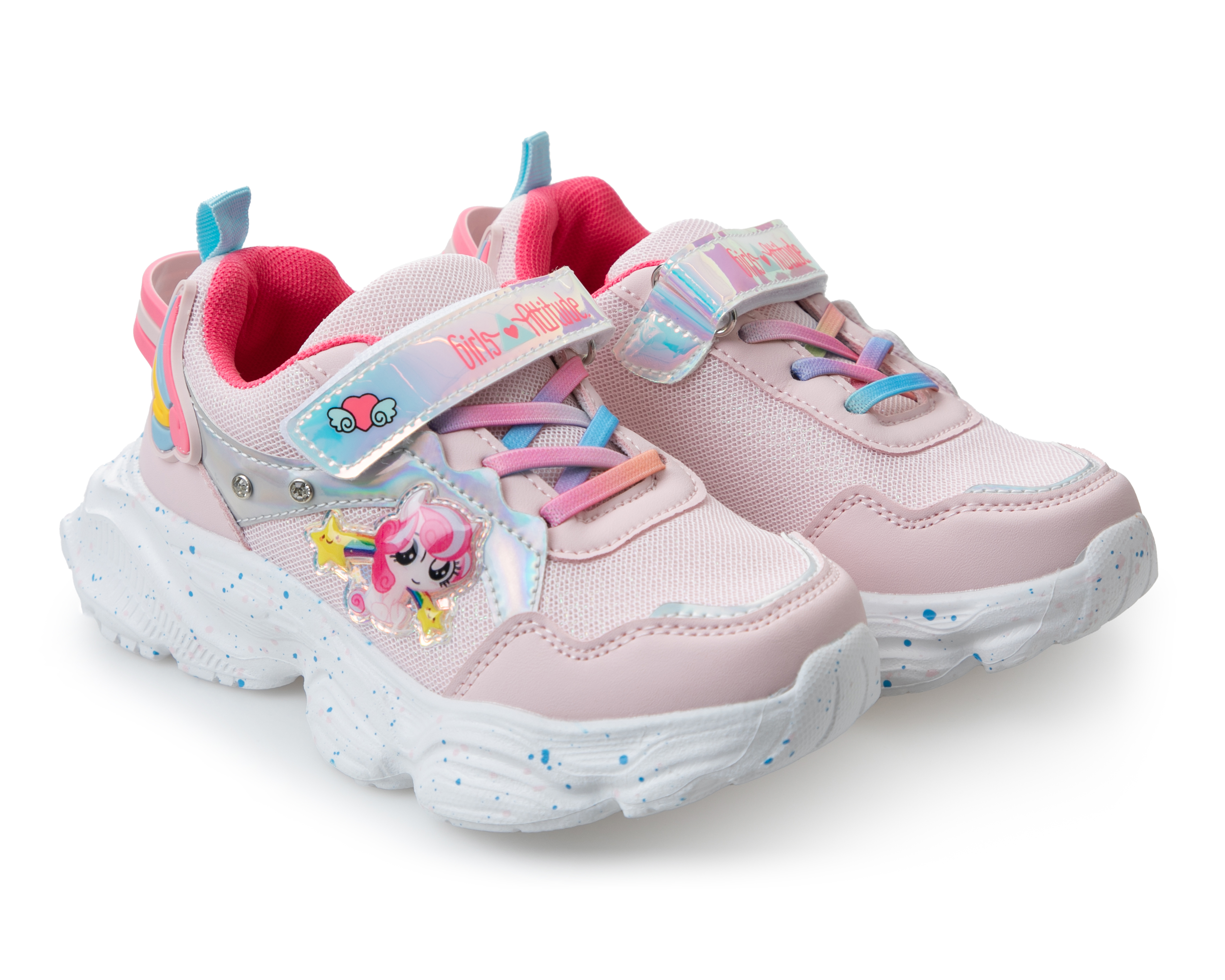 Tenis Casuales Girls Attitude Pinkie para Niña