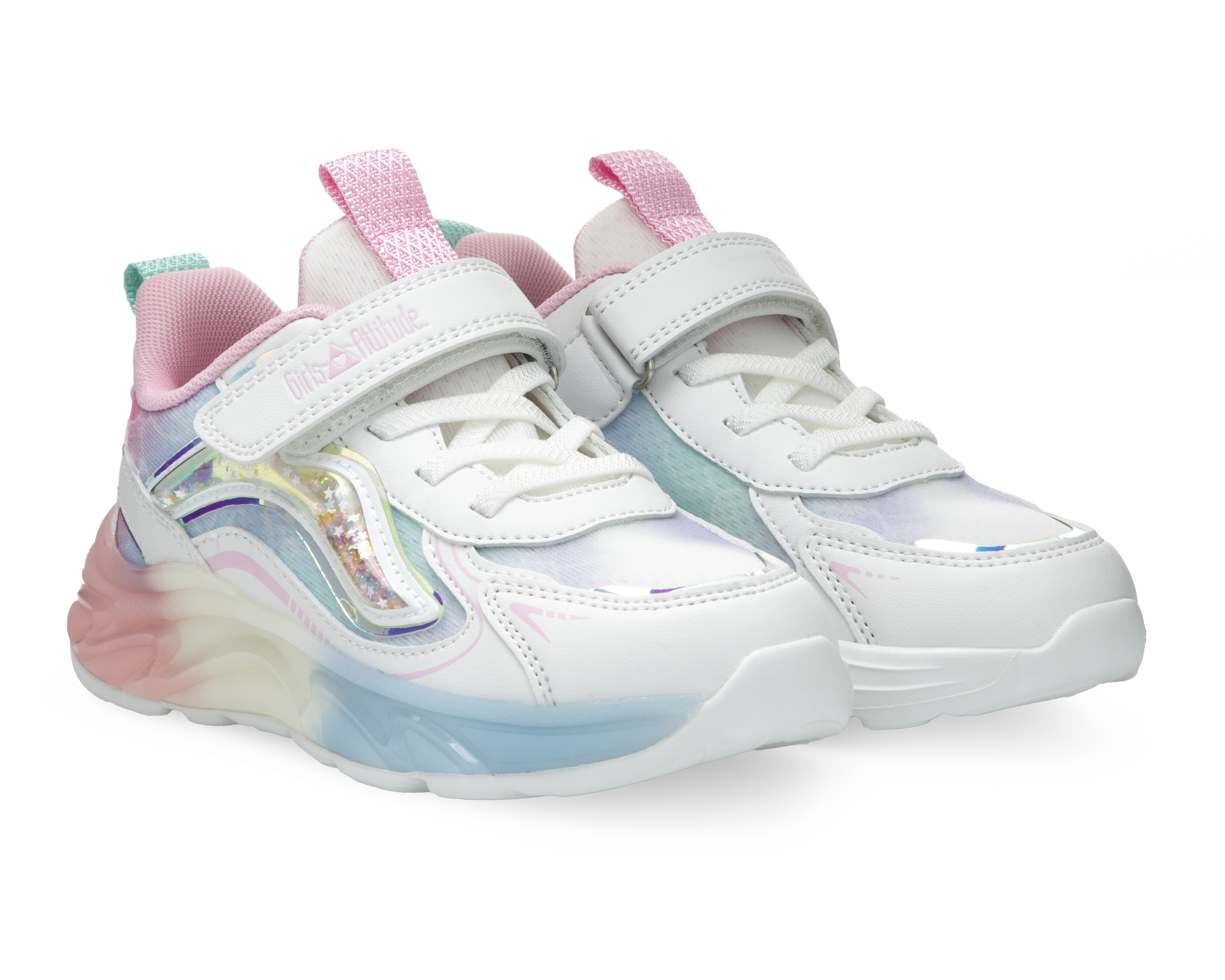 Tenis Casuales Girls Attitude Glitter para Niña