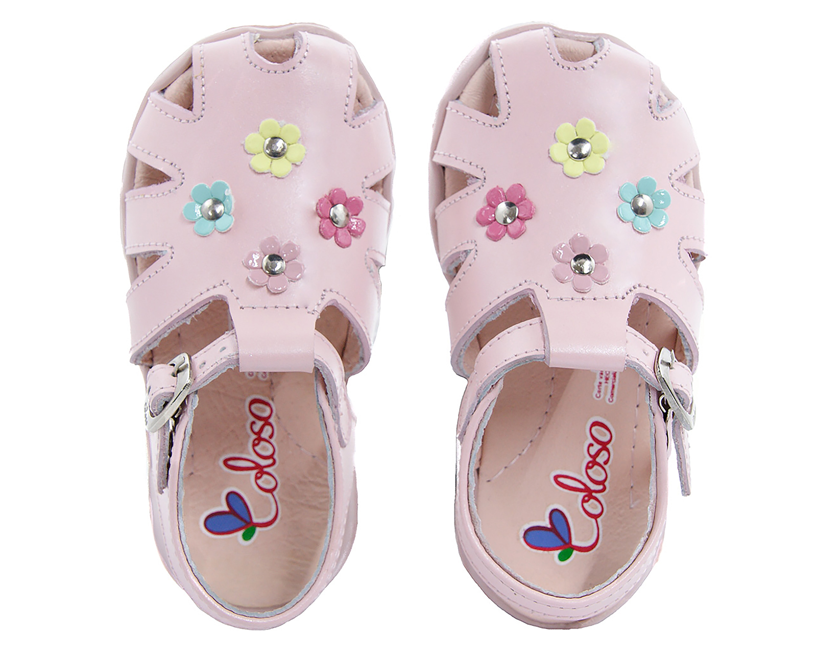 Foto 6 pulgar | Foto 5 | Sandalias Coloso de Piel para Bebé Niña