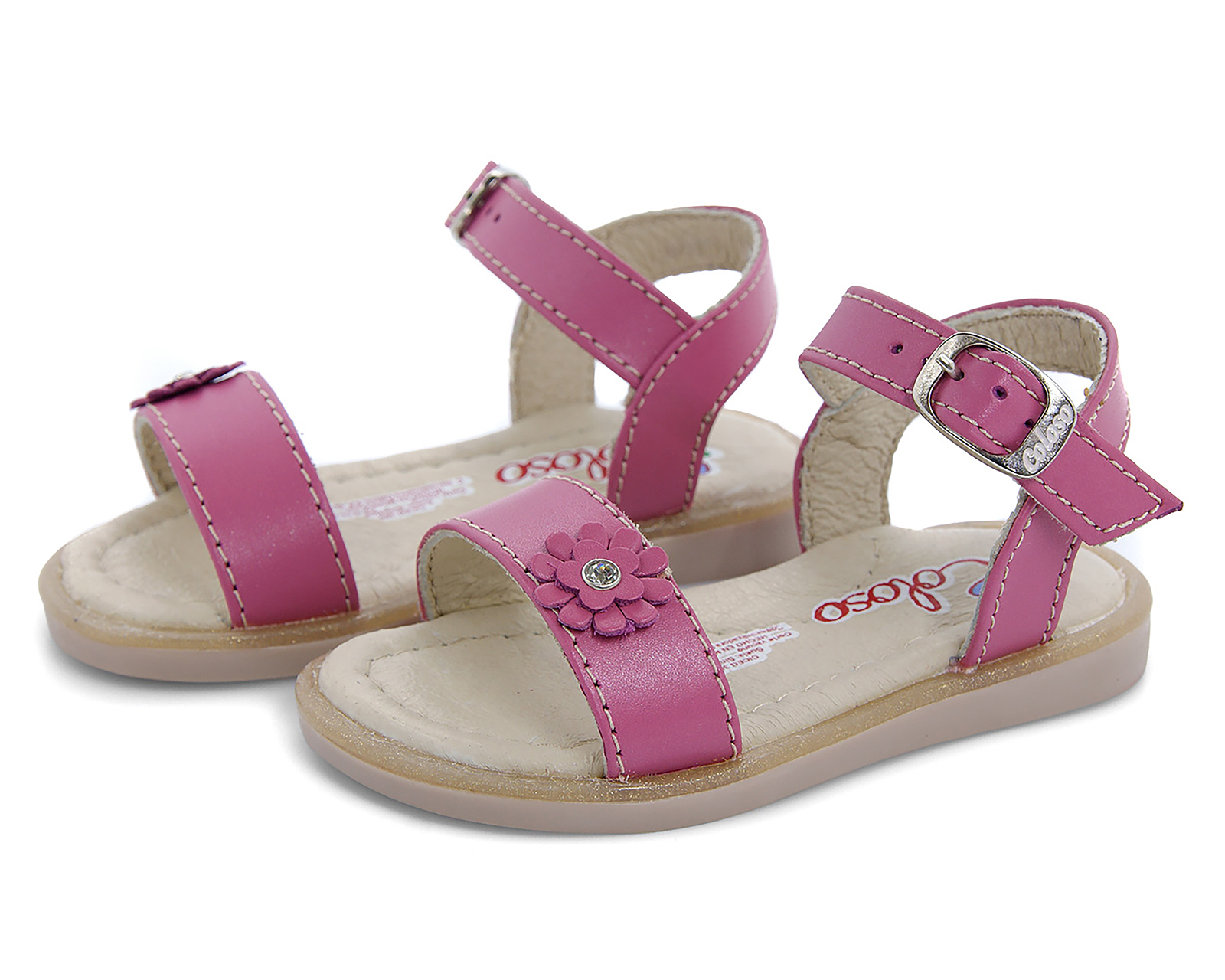 Sandalias Coloso de Piel para Bebé Niña