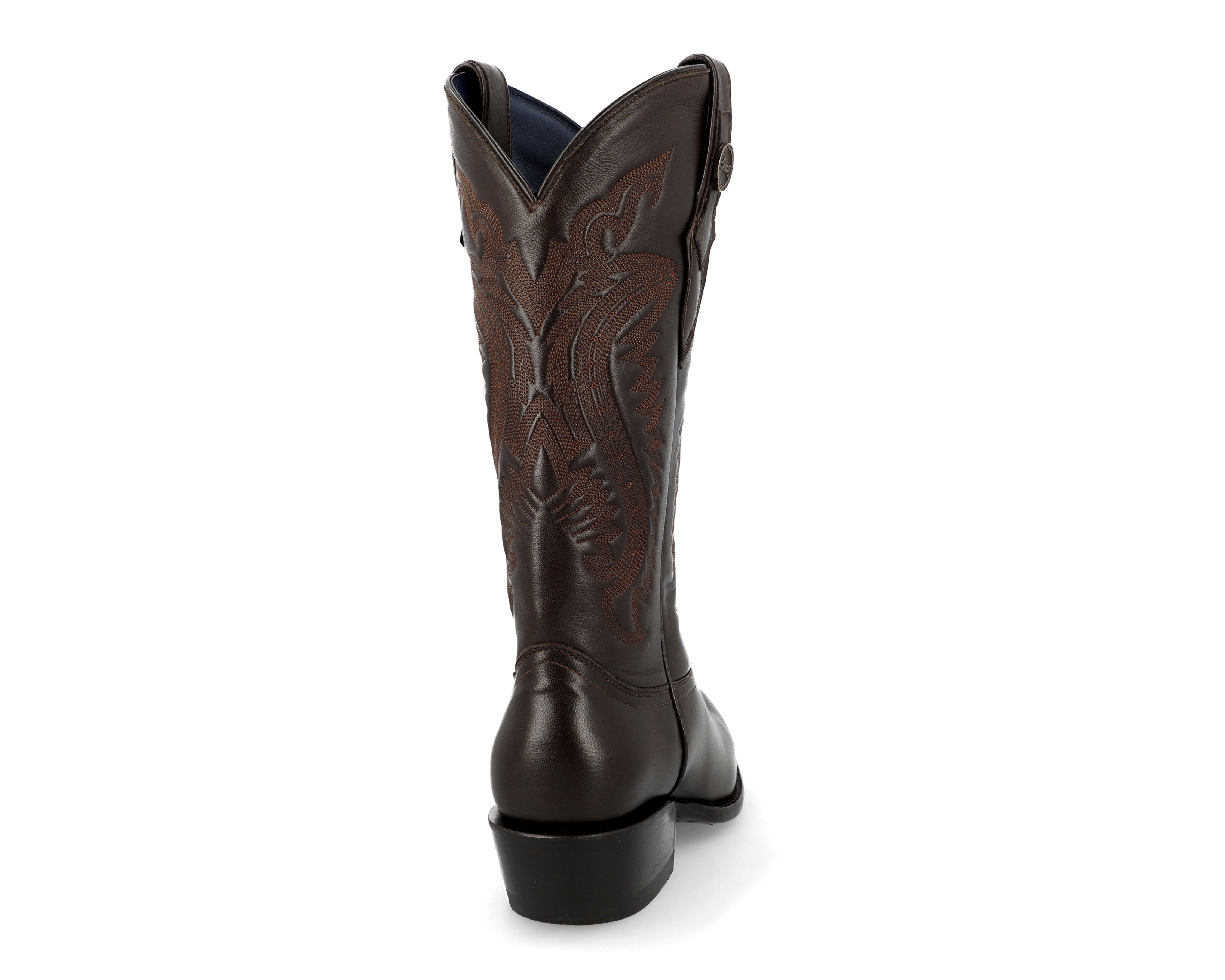 Foto 4 pulgar | Foto 3 | Botas Vaqueras Jaca Azteca Venado Americano Café de Piel para Hombre