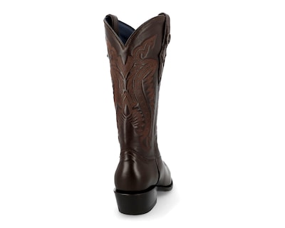 Foto 3 | Foto 3 | Botas Vaqueras Jaca Azteca Venado Americano Café de Piel para Hombre