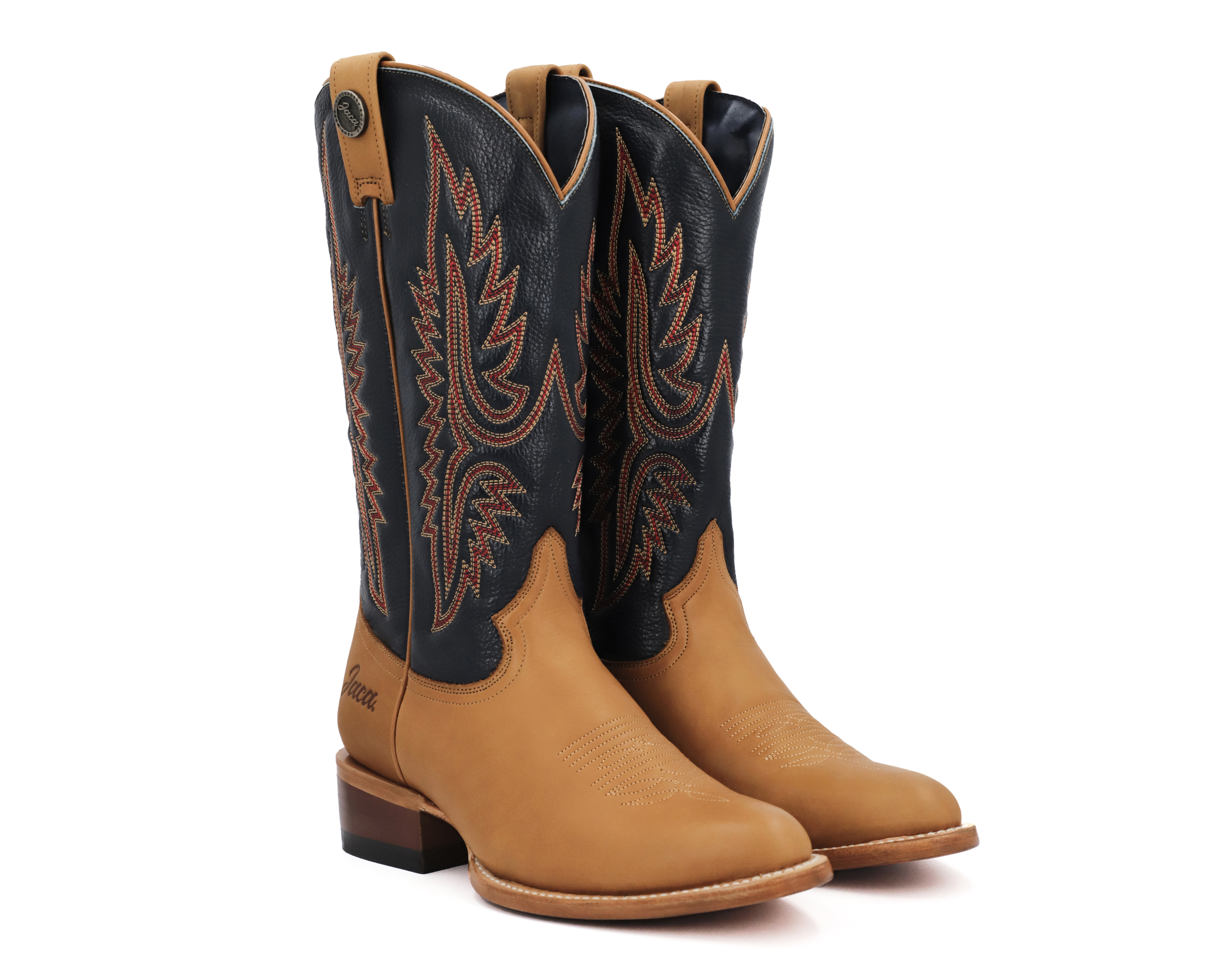 Foto 2 pulgar | Foto 1 | Botas Vaqueras Jaca Azteca Sierra Azul de Piel para Hombre