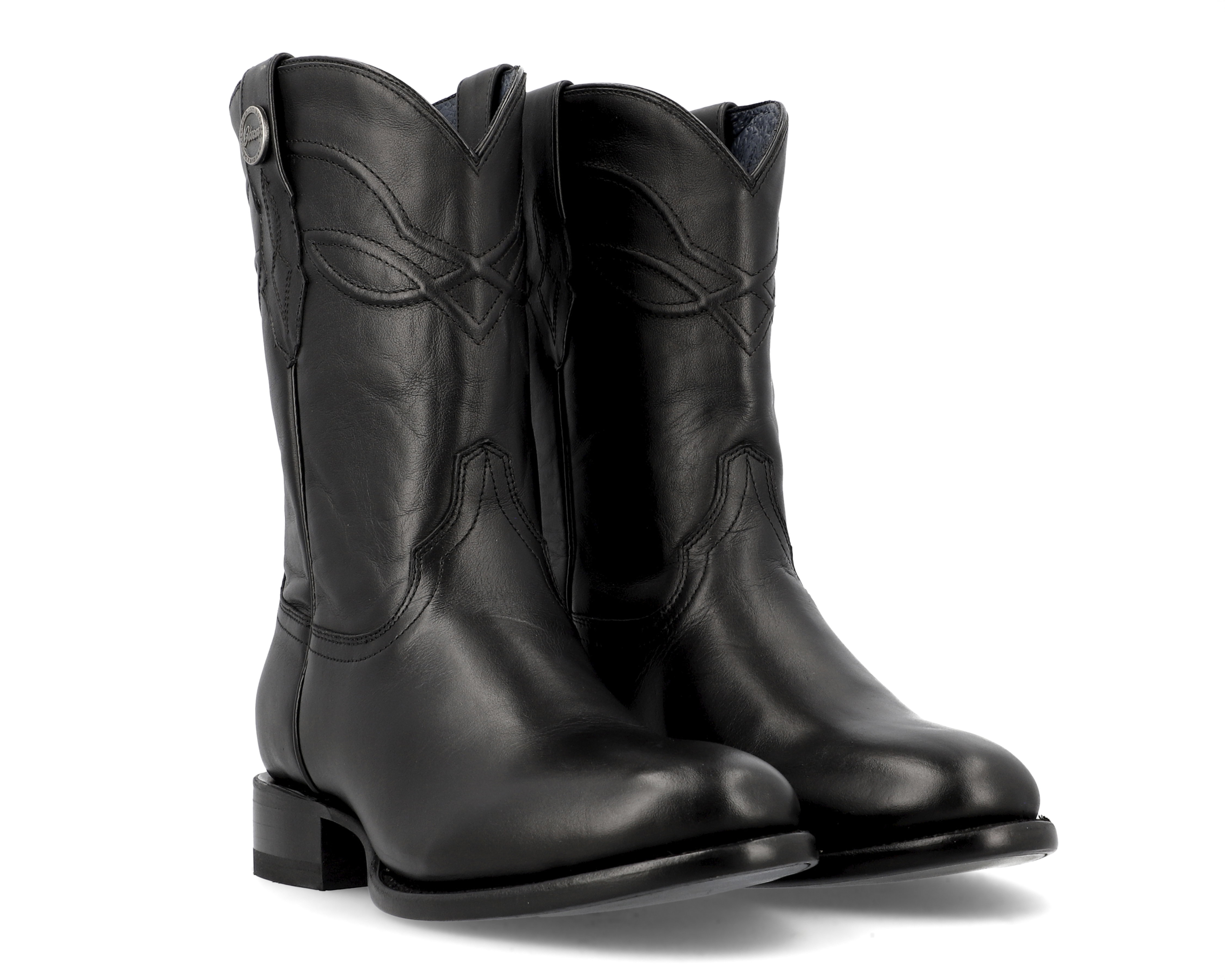 Foto 2 pulgar | Foto 1 | Botas Vaqueras Jaca Arizona Puma Negro de Piel para Hombre