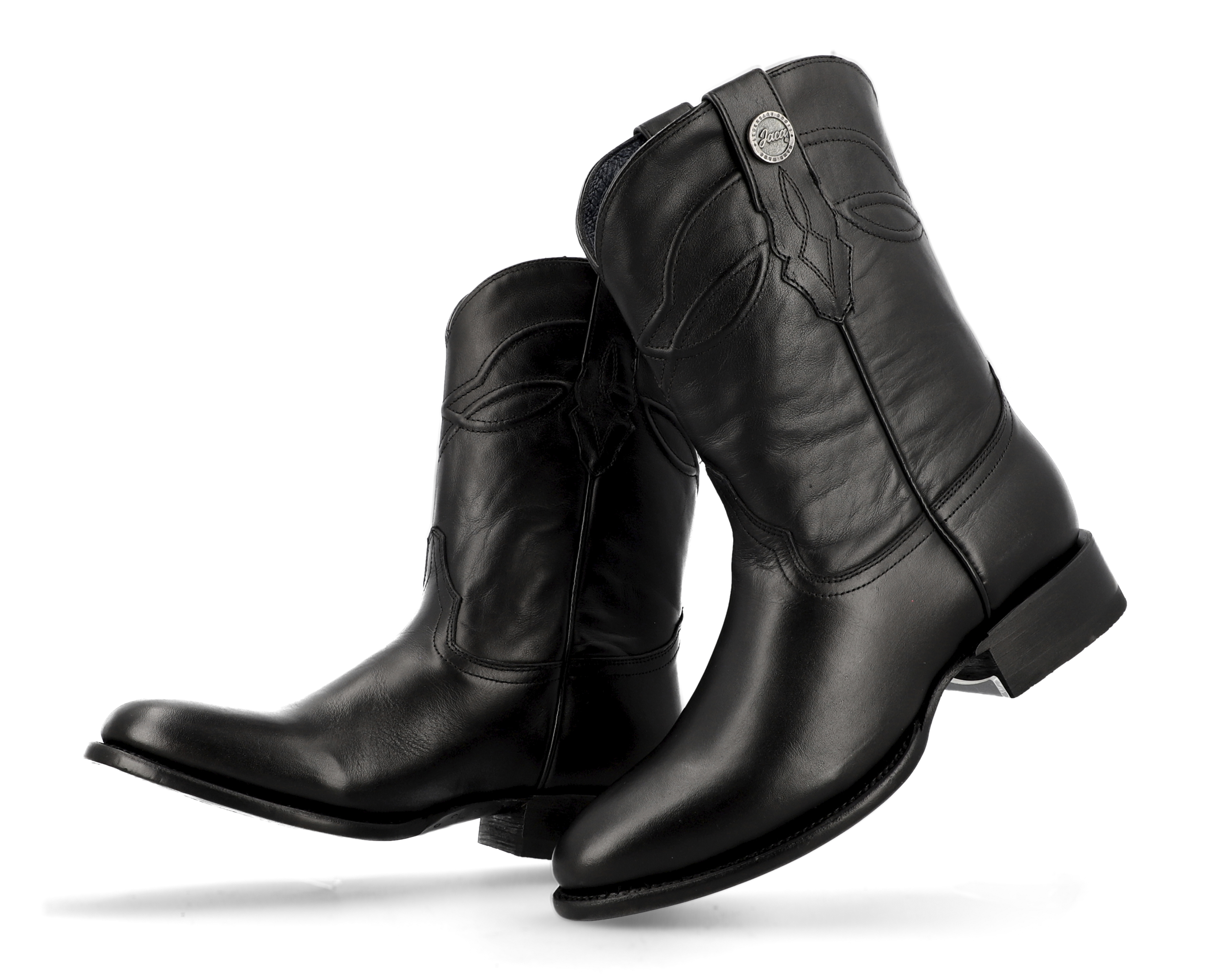 Foto 7 pulgar | Foto 6 | Botas Vaqueras Jaca Arizona Puma Negro de Piel para Hombre