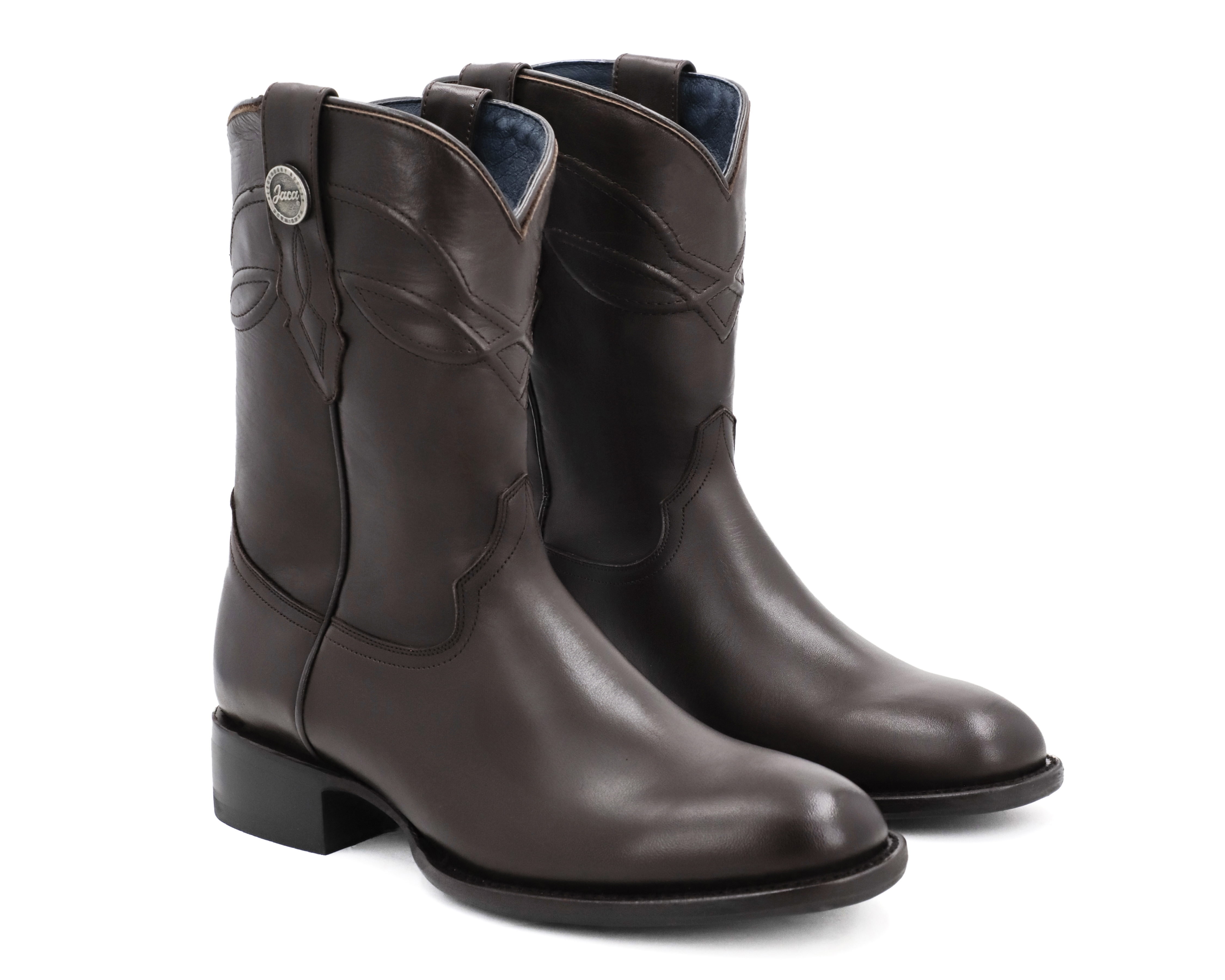 Botas Vaqueras Jaca Arizona Café de Piel para Hombre