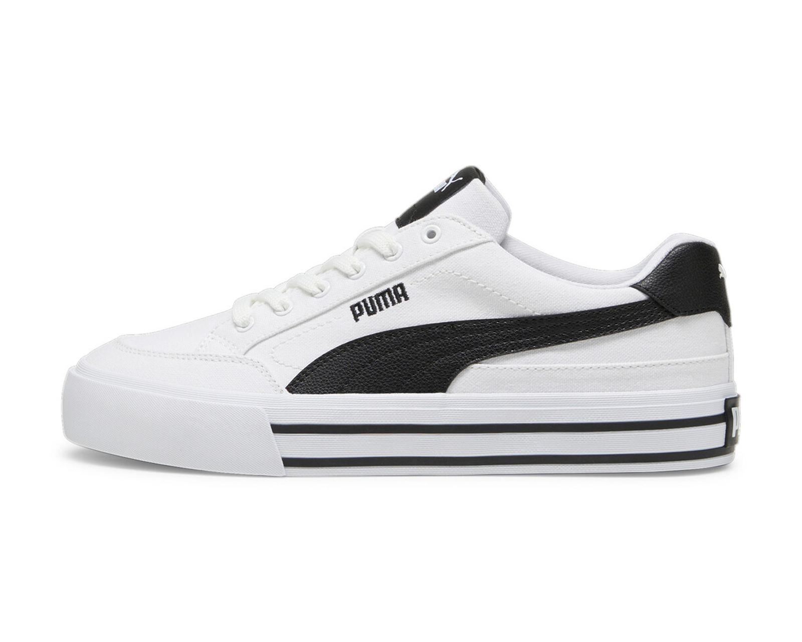 Foto 4 pulgar | Foto 3 | Tenis Puma Court Classic Vulc Formstrip Juveniles