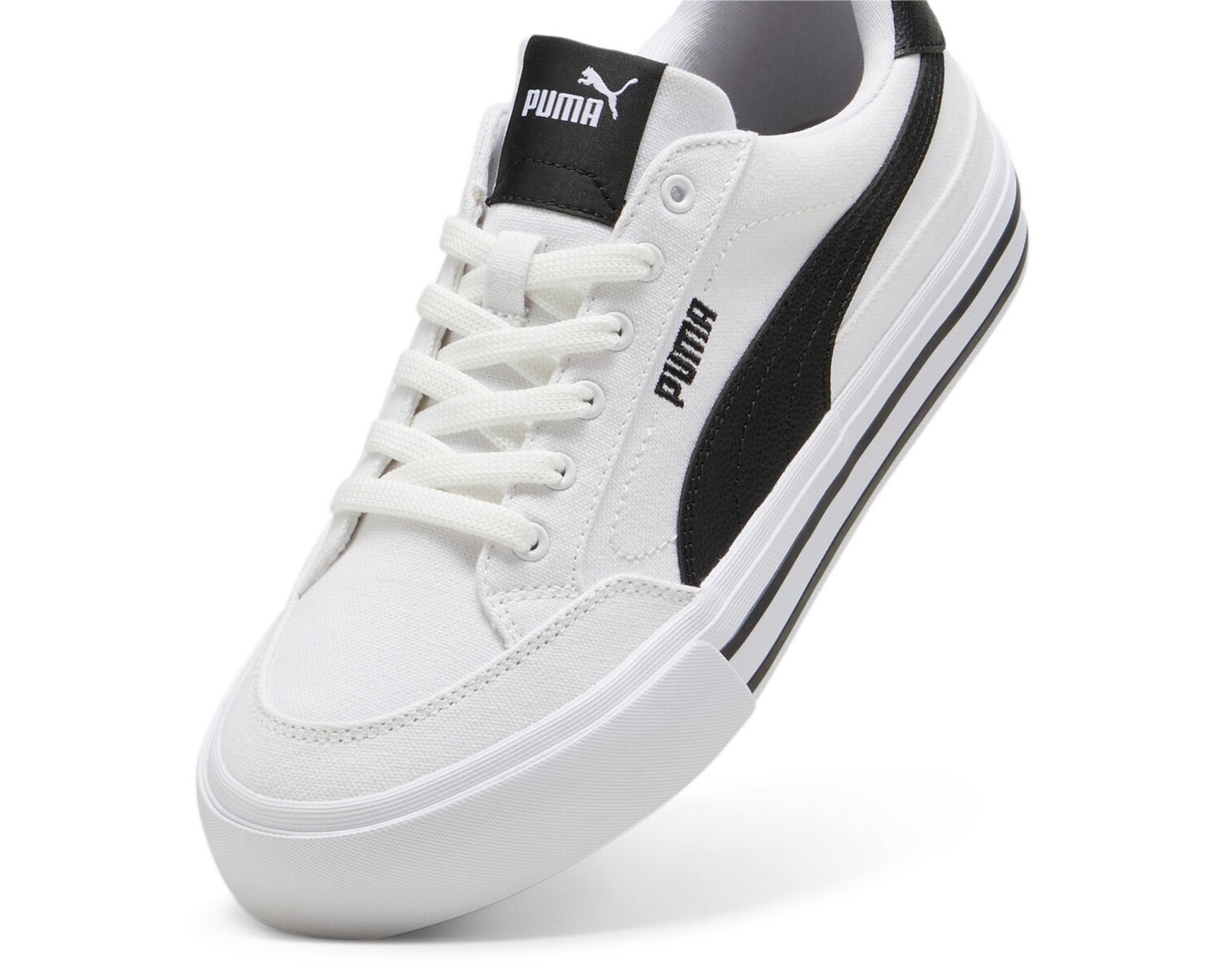Foto 6 pulgar | Foto 5 | Tenis Puma Court Classic Vulc Formstrip Juveniles