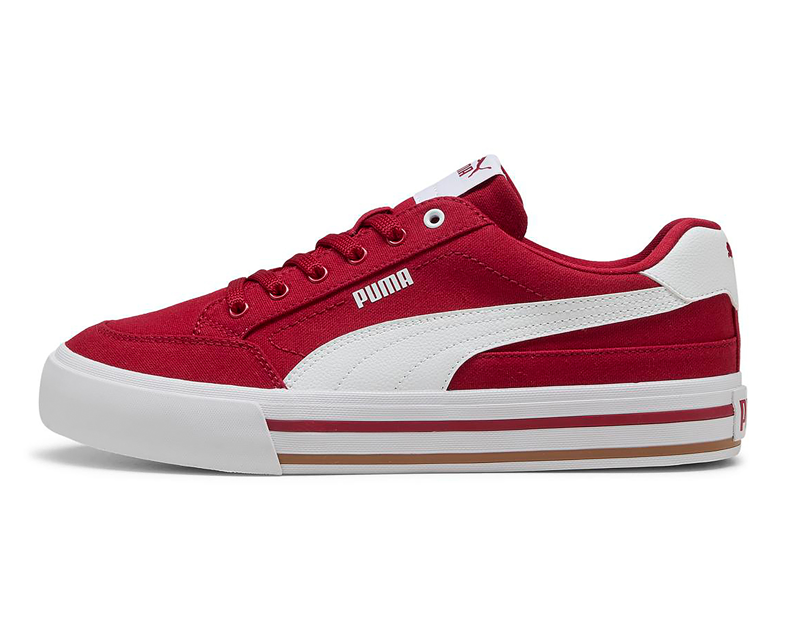 Foto 4 pulgar | Foto 3 | Tenis Puma Court Classic Vulc Formstrip Juveniles