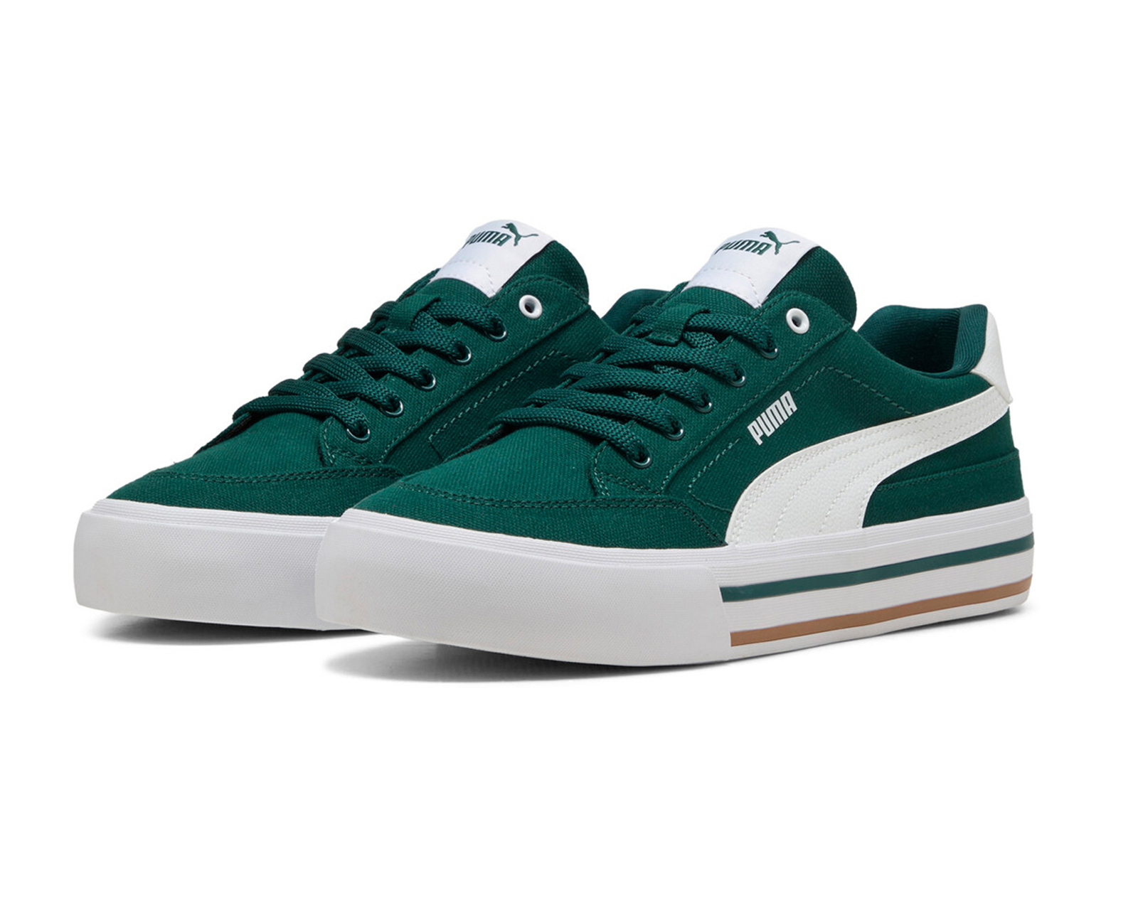 Foto 2 pulgar | Foto 1 | Tenis Puma Court Classic Vulc FS Juveniles