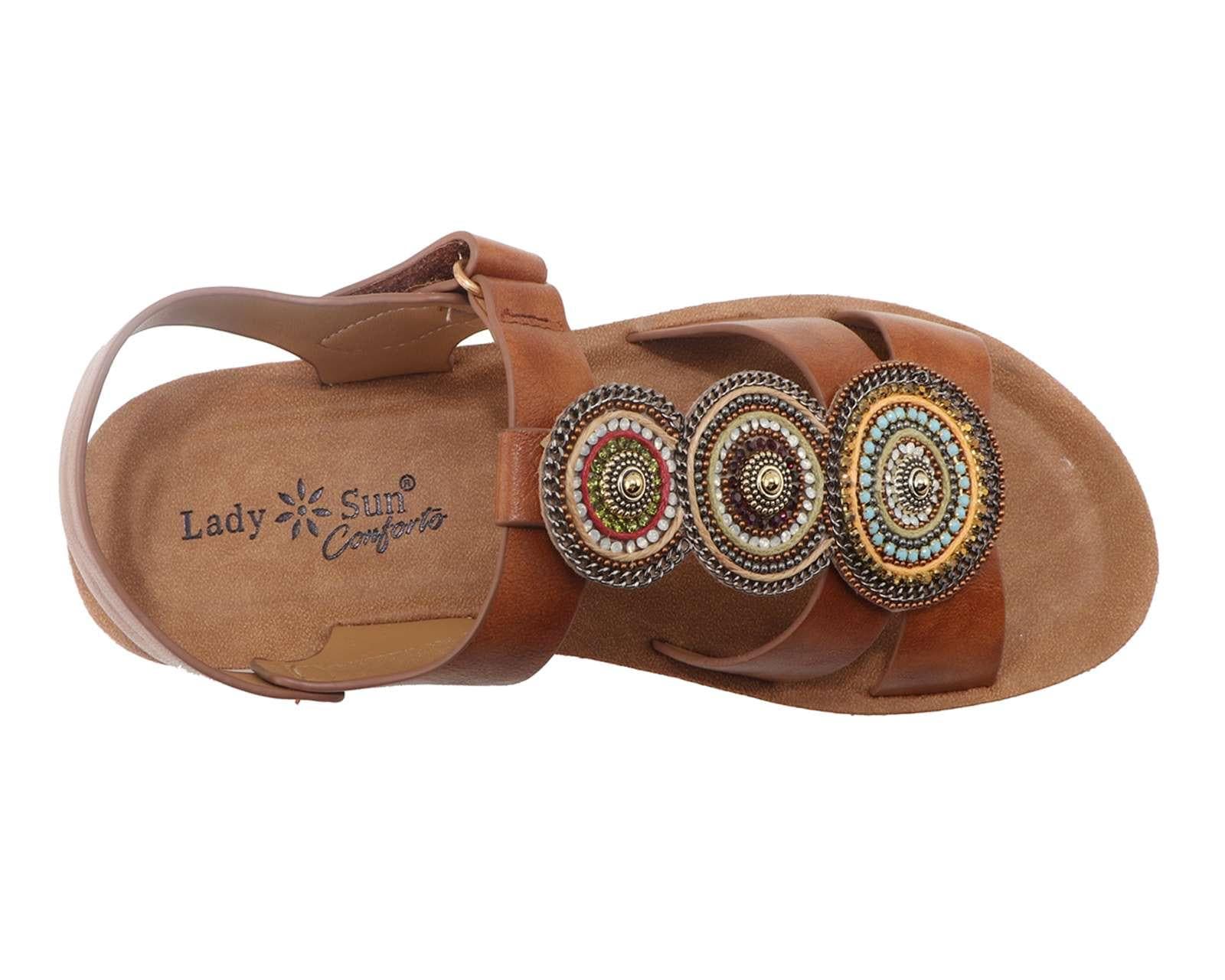 Foto 5 pulgar | Foto 4 | Sandalias Confort Lady Sun Conforto para Mujer