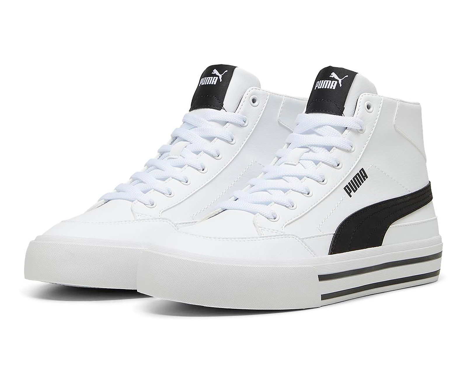 Foto 2 pulgar | Foto 1 | Tenis Puma Court Classic Vulc Mid para Mujer