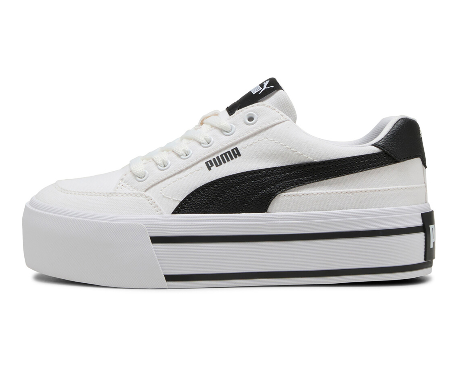 Foto 4 pulgar | Foto 3 | Tenis Puma Court Classic Vulc Platform para Mujer