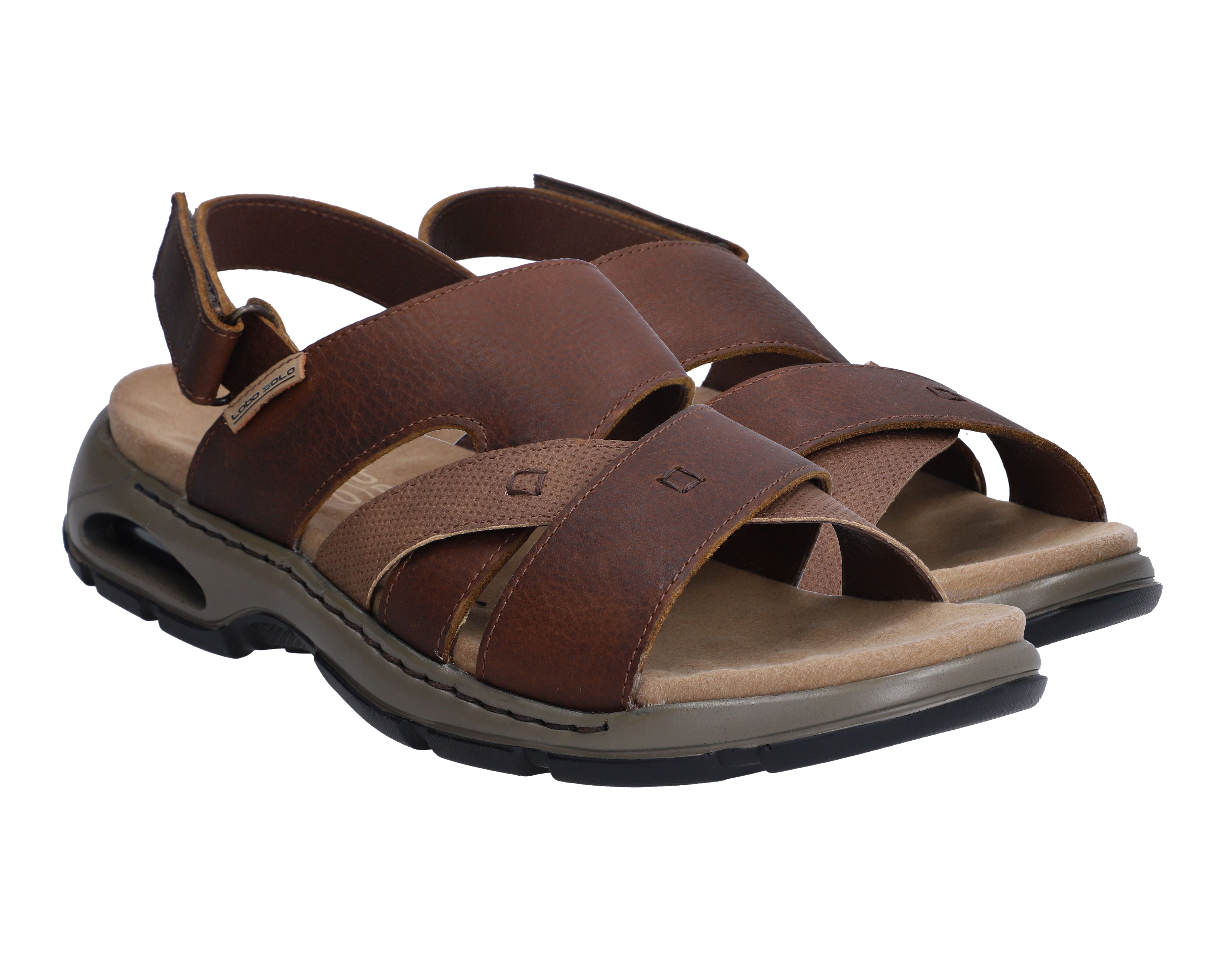 Foto 1 | Foto 1 | Sandalias Confort Lobo Solo de Piel para Hombre