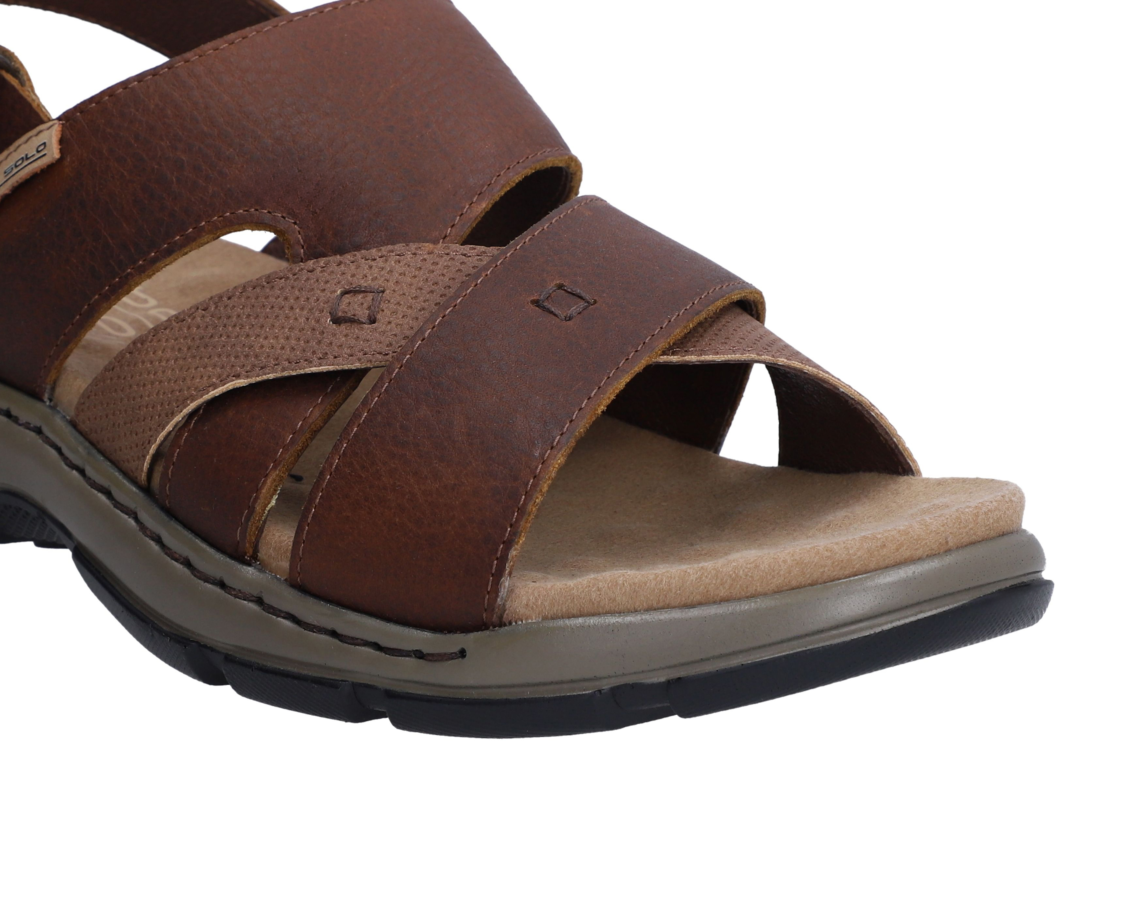 Foto 7 pulgar | Foto 6 | Sandalias Confort Lobo Solo de Piel para Hombre