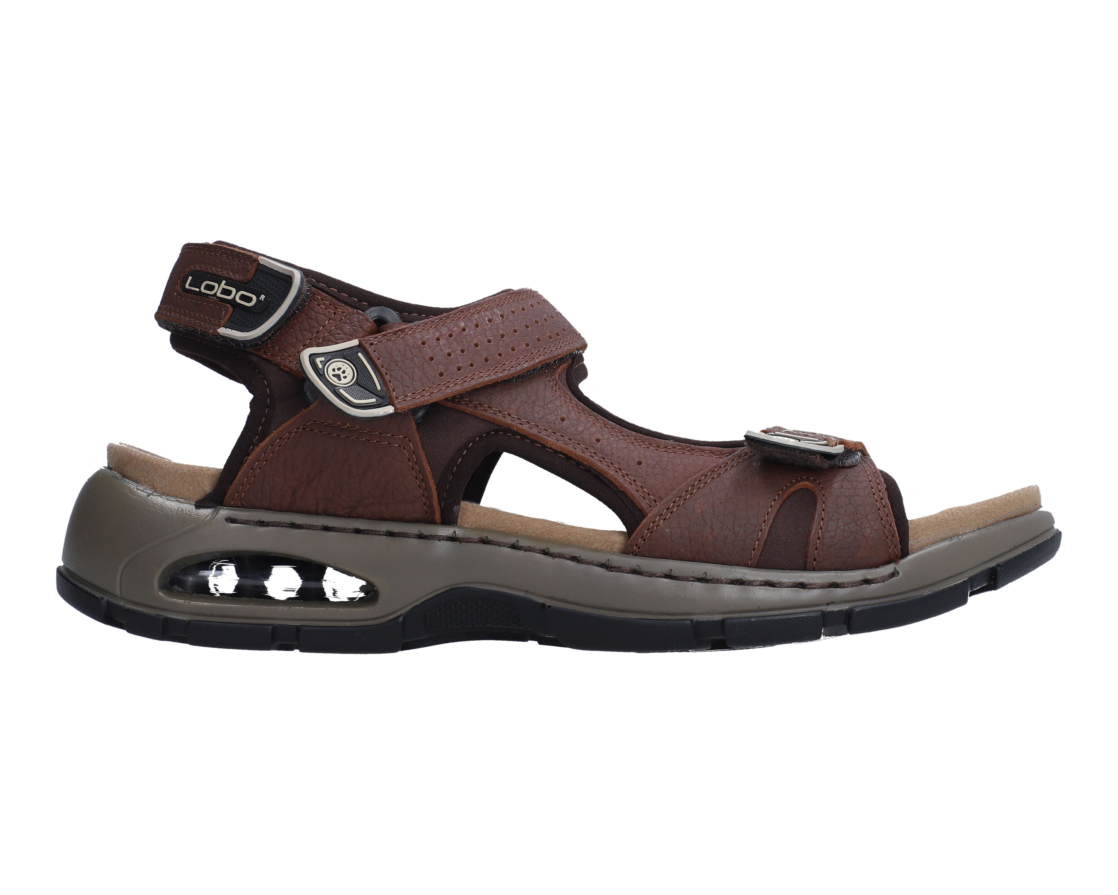 Foto 2 | Foto 2 | Sandalias Confort Lobo Solo de Piel para Hombre