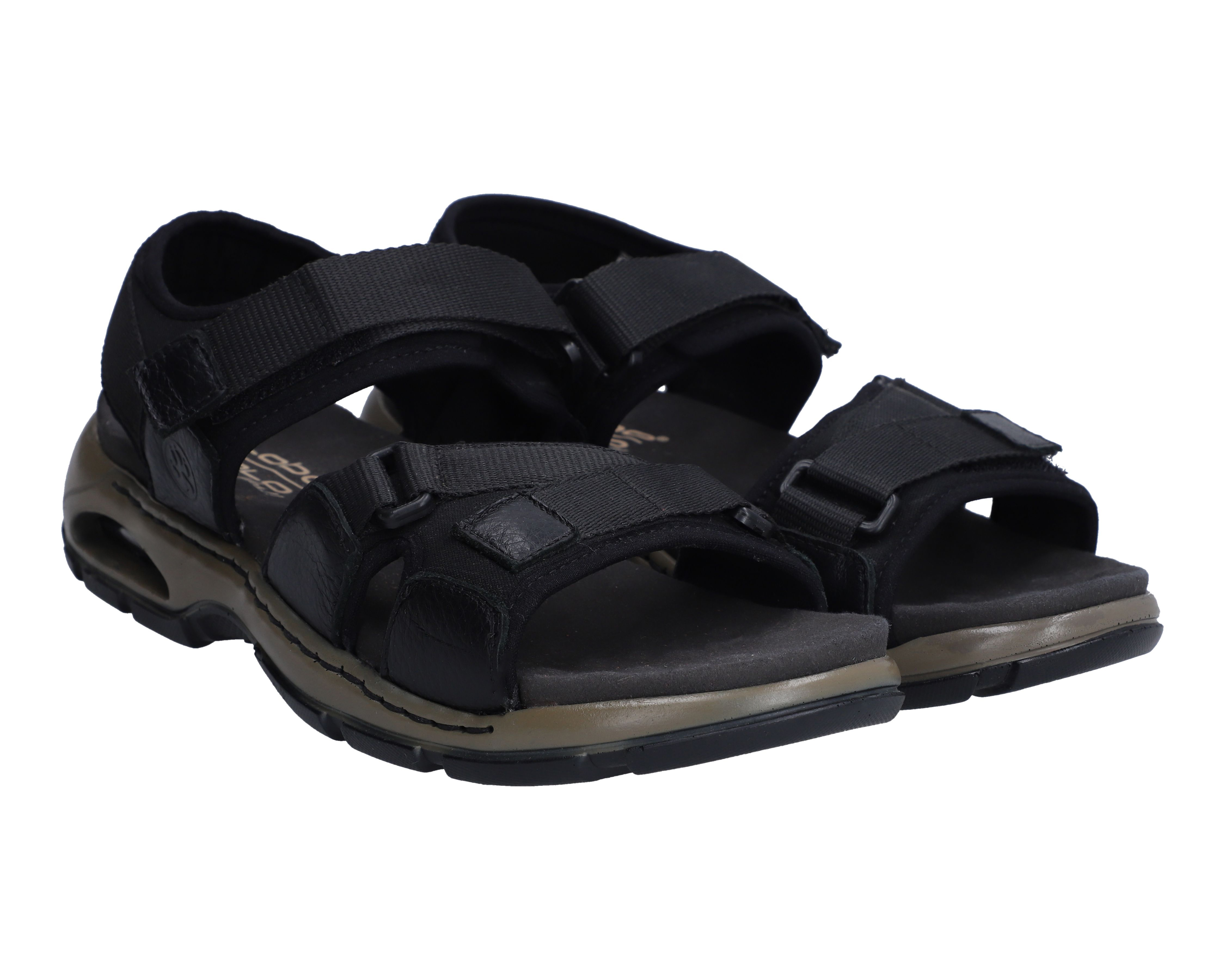 Foto 2 pulgar | Foto 1 | Sandalias Confort Lobo Solo de Piel para Hombre