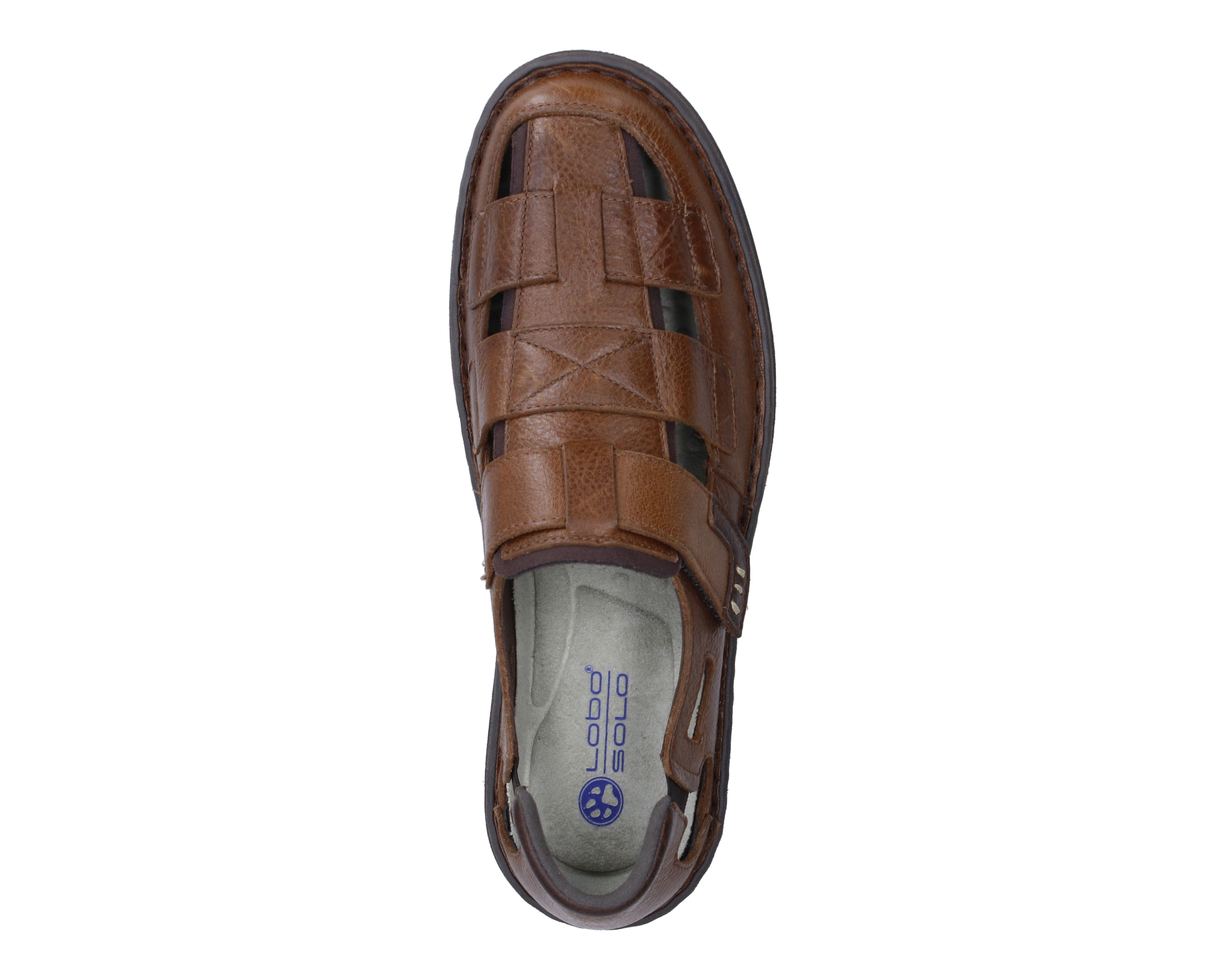 Foto 5 | Foto 5 | Sandalias Confort Lobo Solo de Piel para Hombre