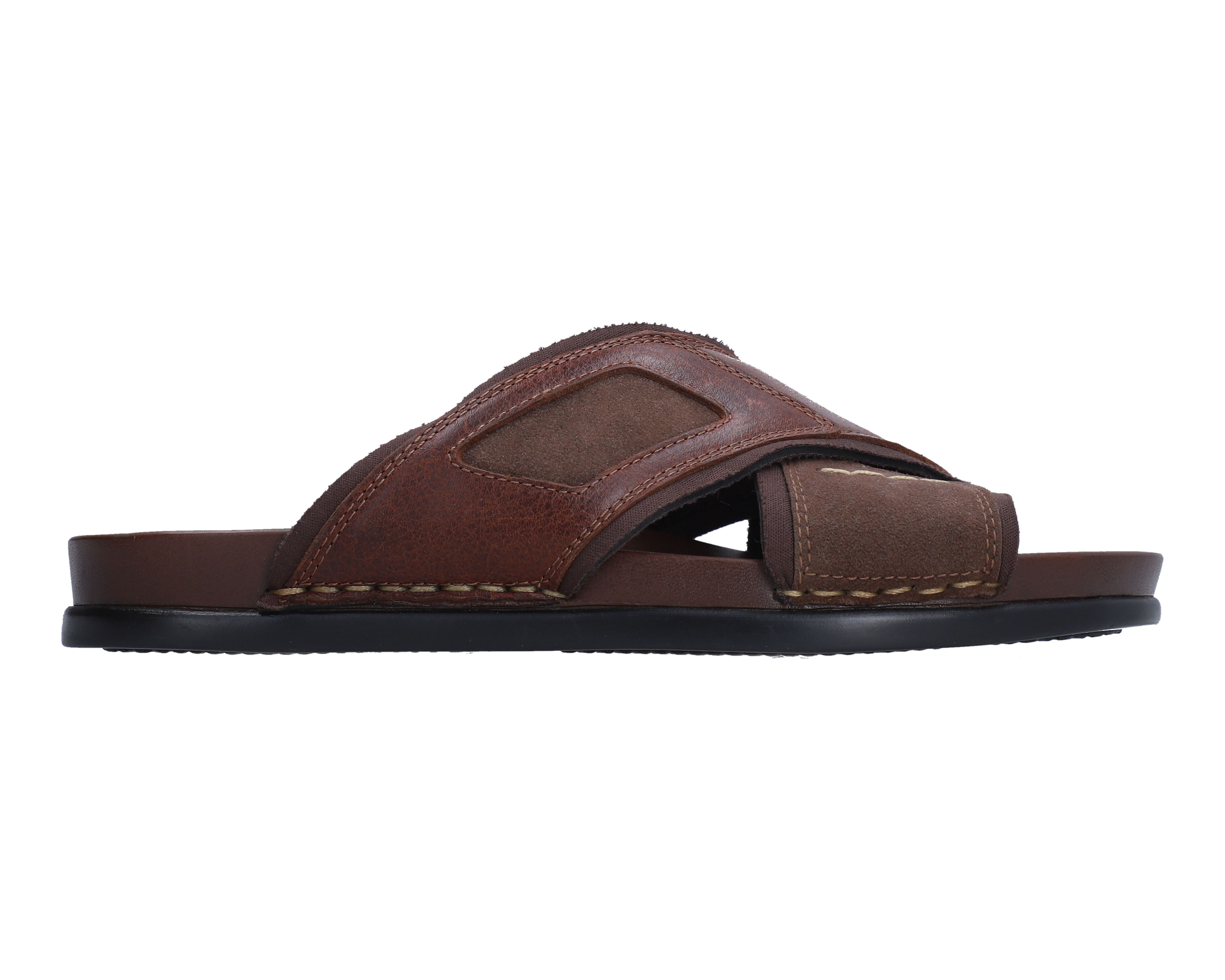 Foto 3 pulgar | Foto 2 | Sandalias Confort Lobo Solo de Piel para Hombre