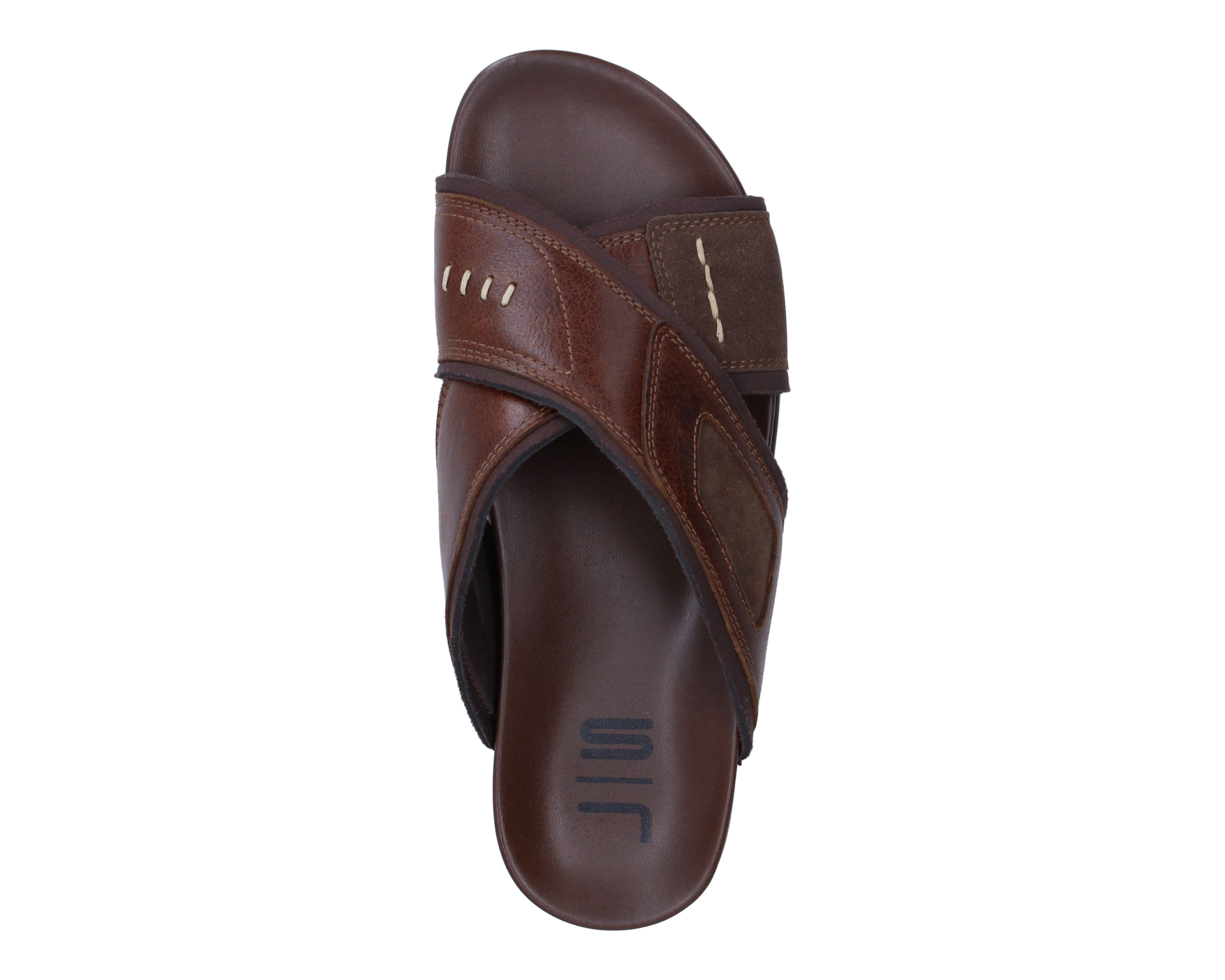 Foto 6 pulgar | Foto 5 | Sandalias Confort Lobo Solo de Piel para Hombre