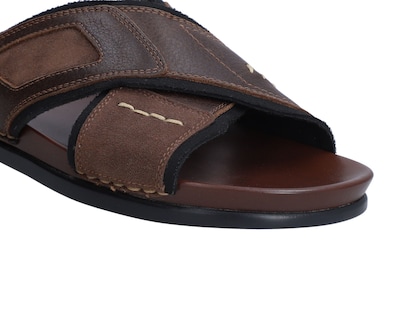 Foto 6 | Foto 6 | Sandalias Confort Lobo Solo de Piel para Hombre