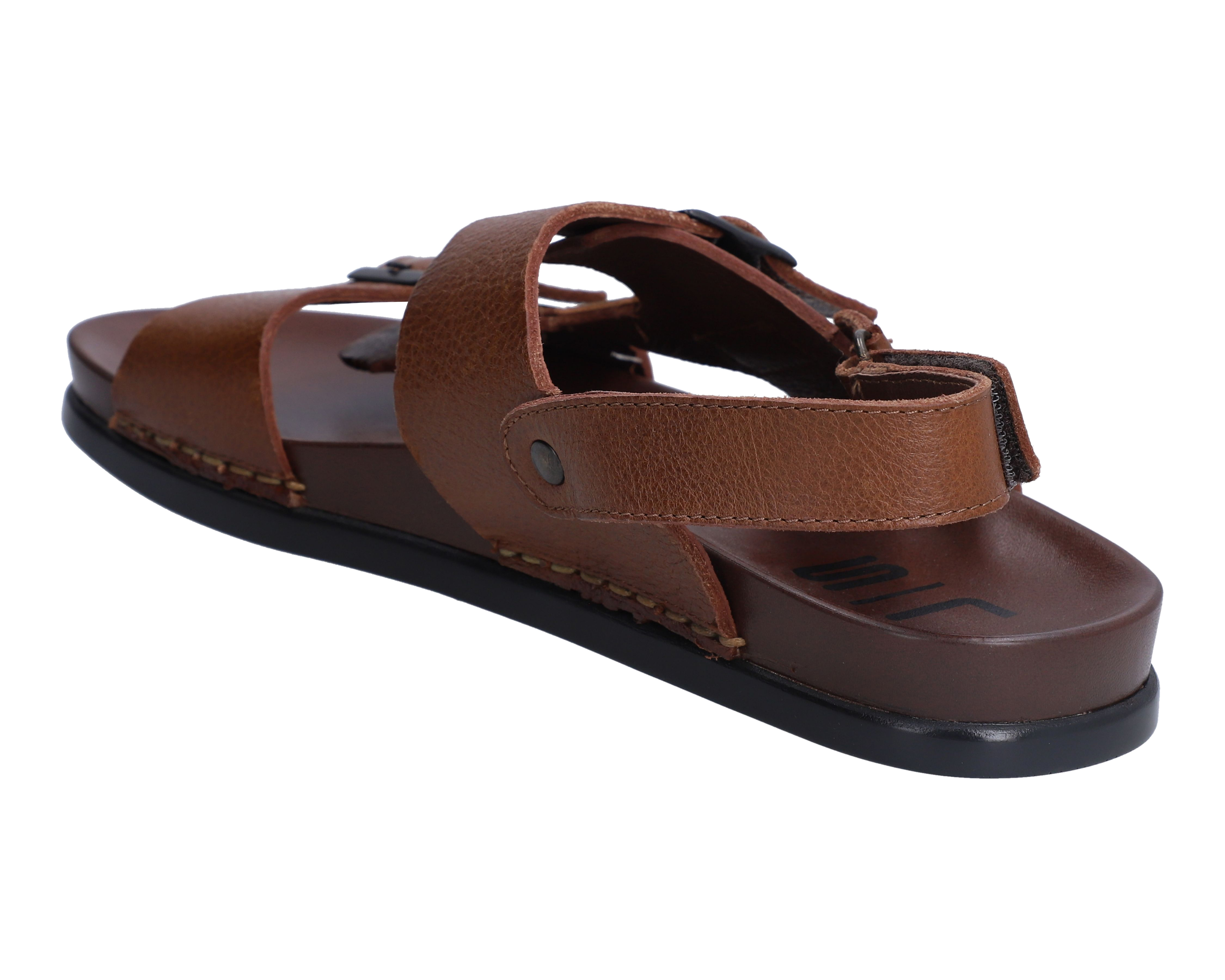 Foto 3 | Foto 3 | Sandalias Confort Lobo Solo de Piel para Hombre