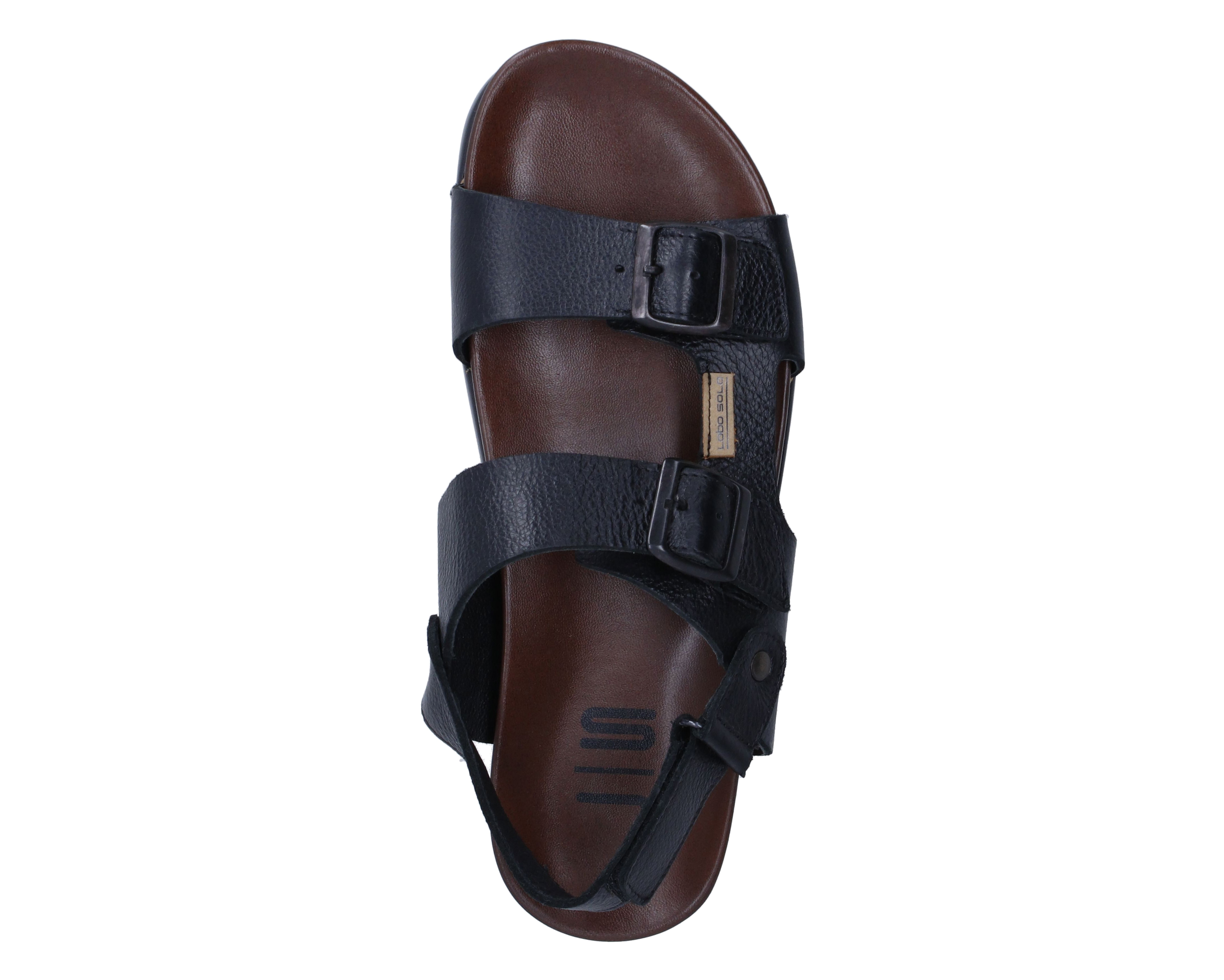 Foto 6 pulgar | Foto 5 | Sandalias Confort Lobo Solo de Piel para Hombre