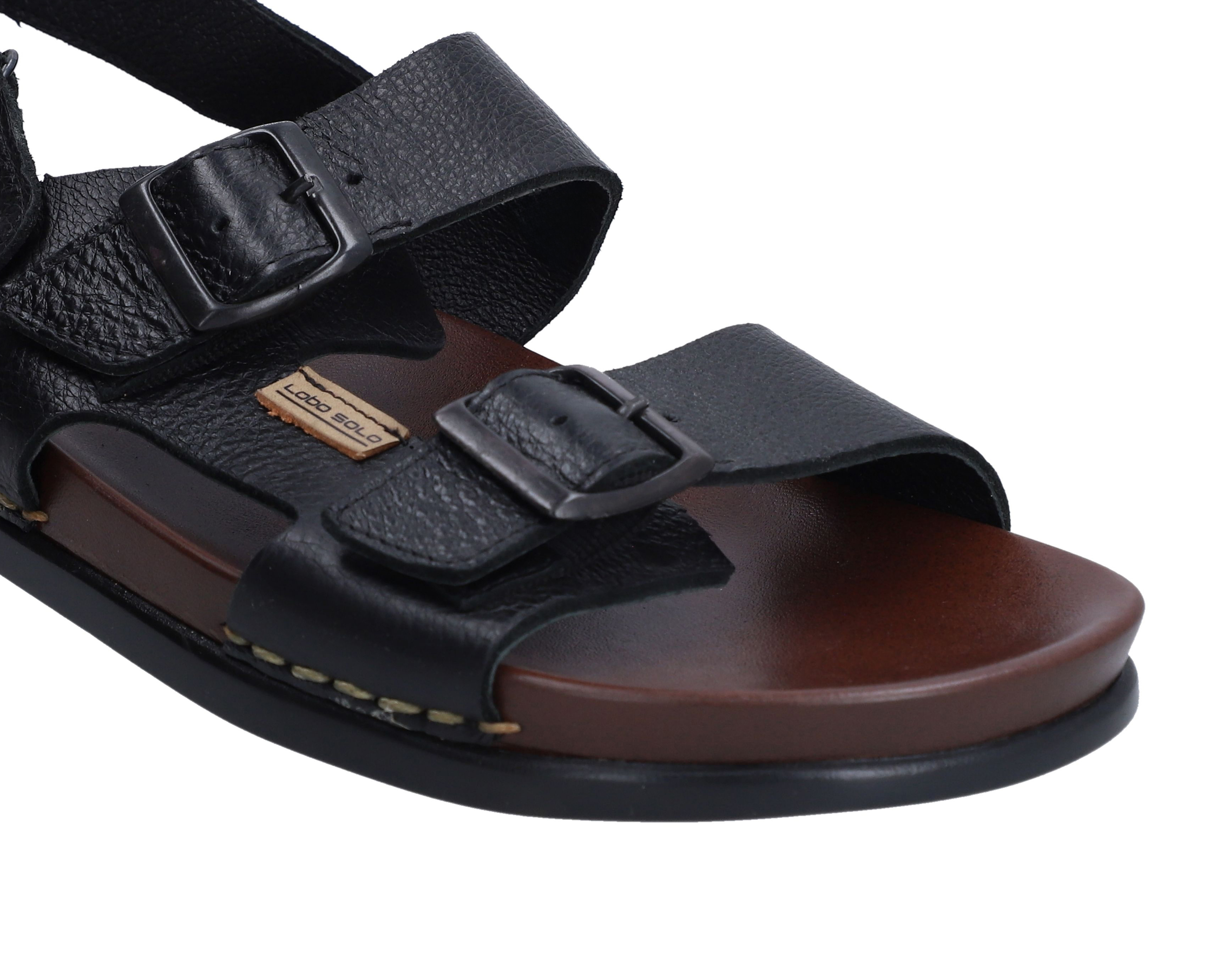 Foto 7 pulgar | Foto 6 | Sandalias Confort Lobo Solo de Piel para Hombre