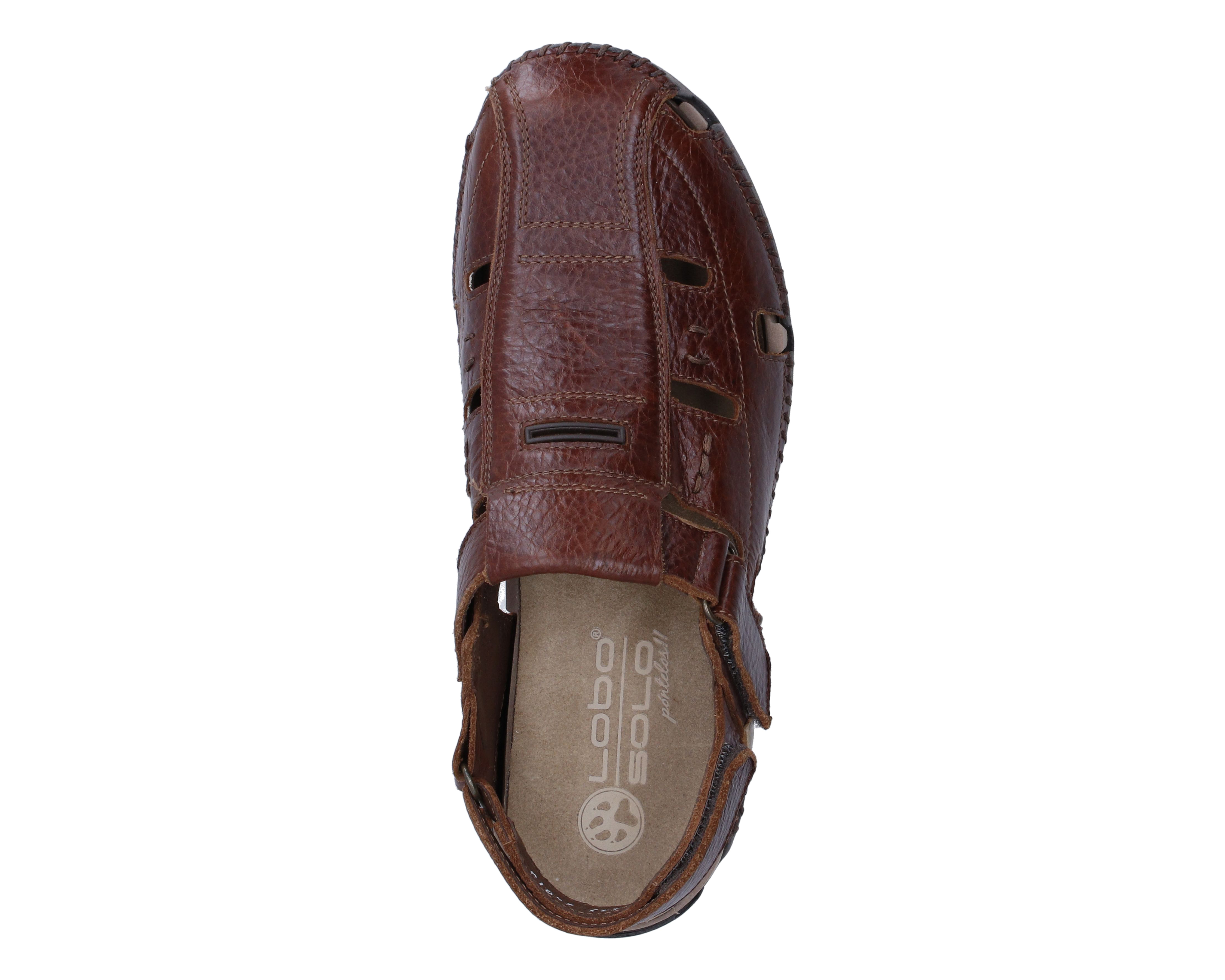 Foto 5 | Foto 5 | Sandalias Confort Lobo Solo de Piel para Hombre