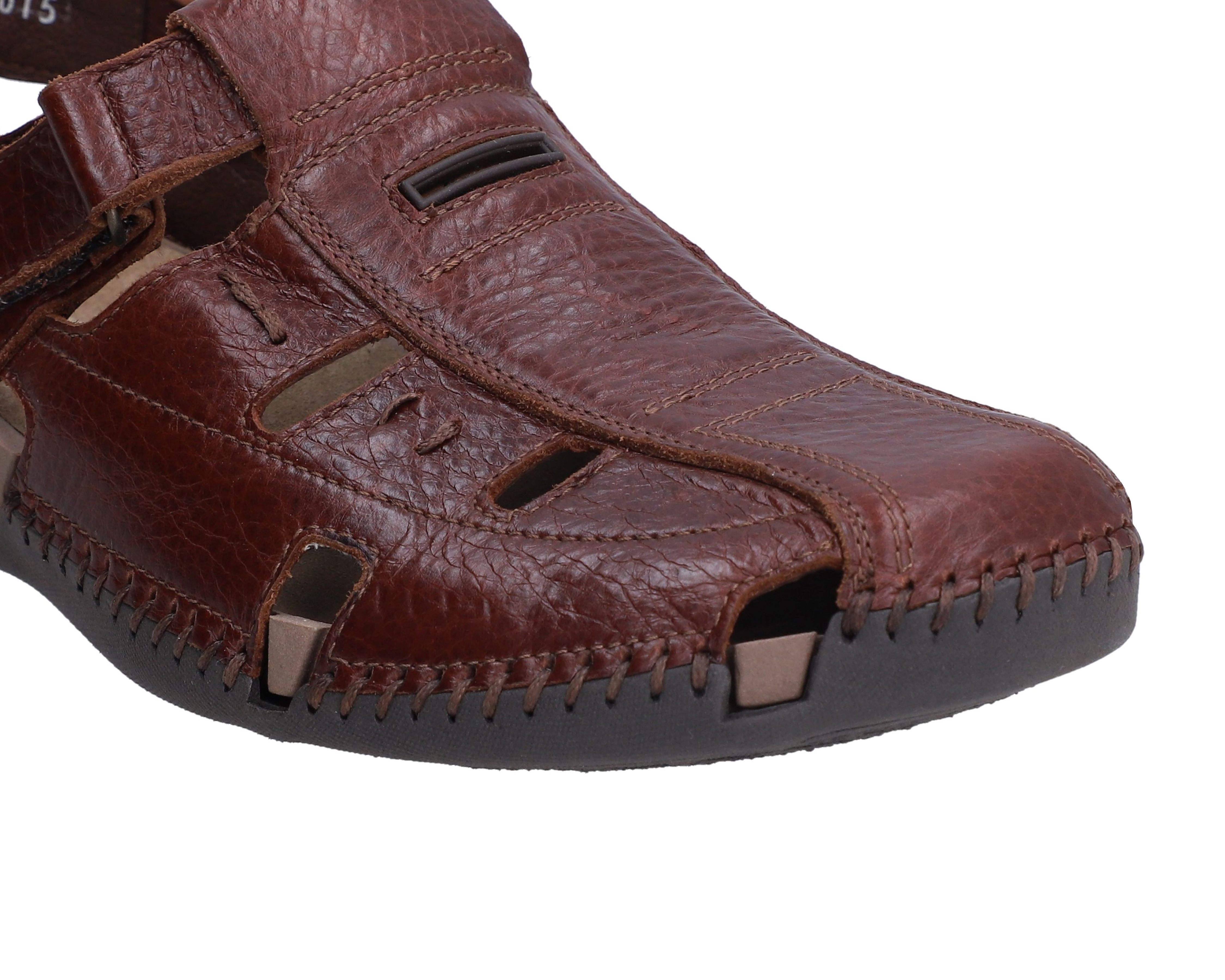 Foto 6 | Foto 6 | Sandalias Confort Lobo Solo de Piel para Hombre