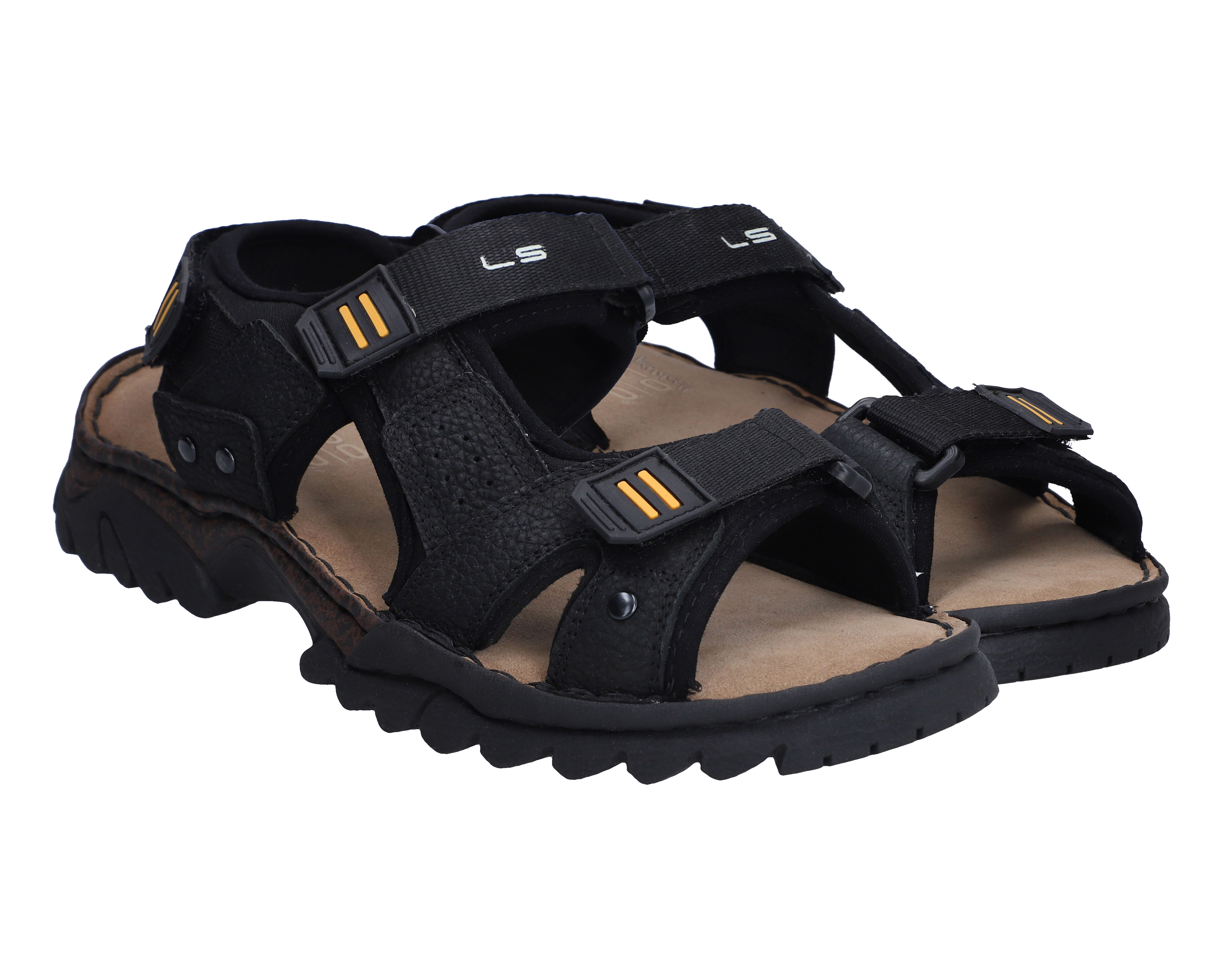 Sandalias Confort Lobo Solo de Piel para Hombre