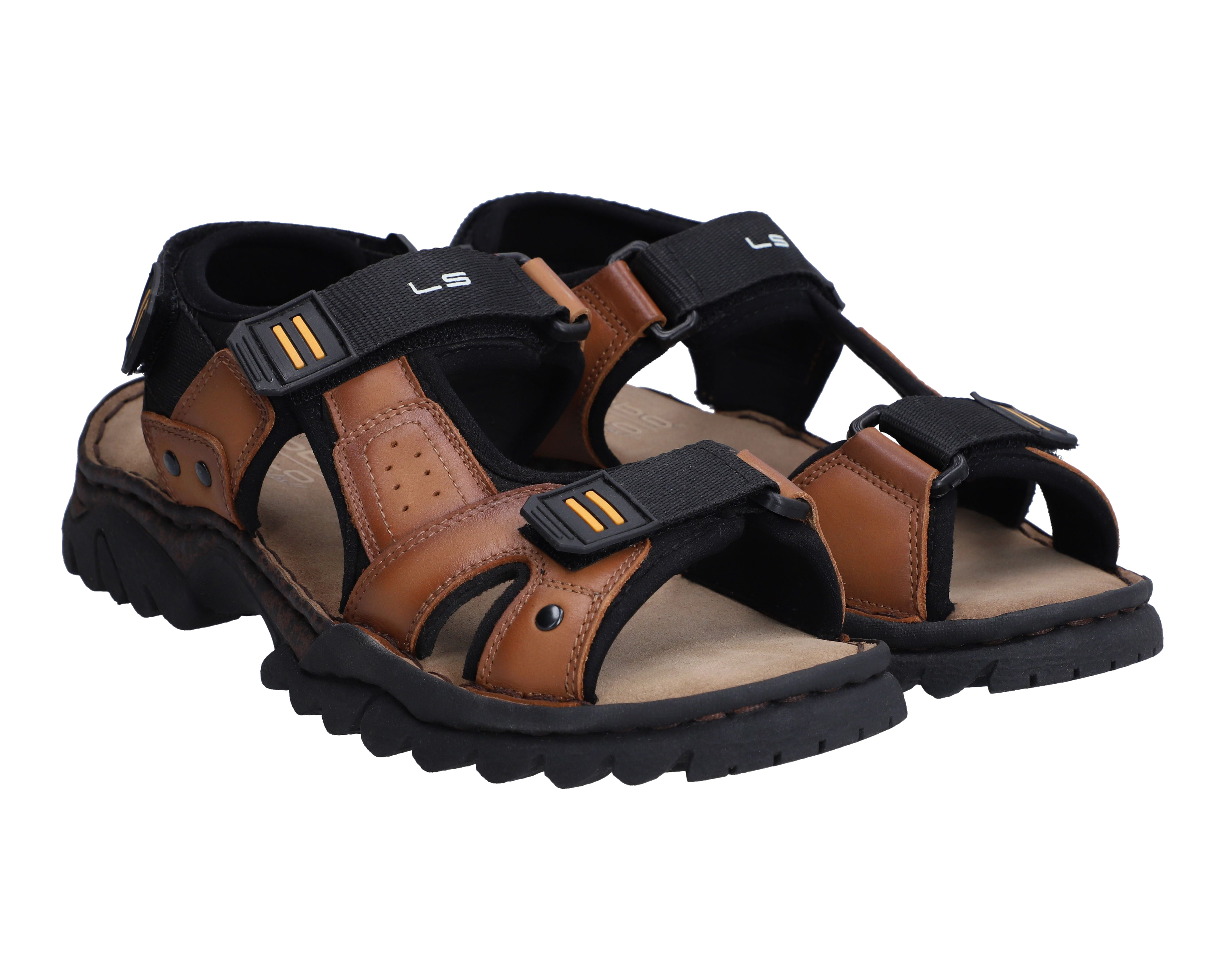 Sandalias Confort Lobo Solo de Piel para Hombre